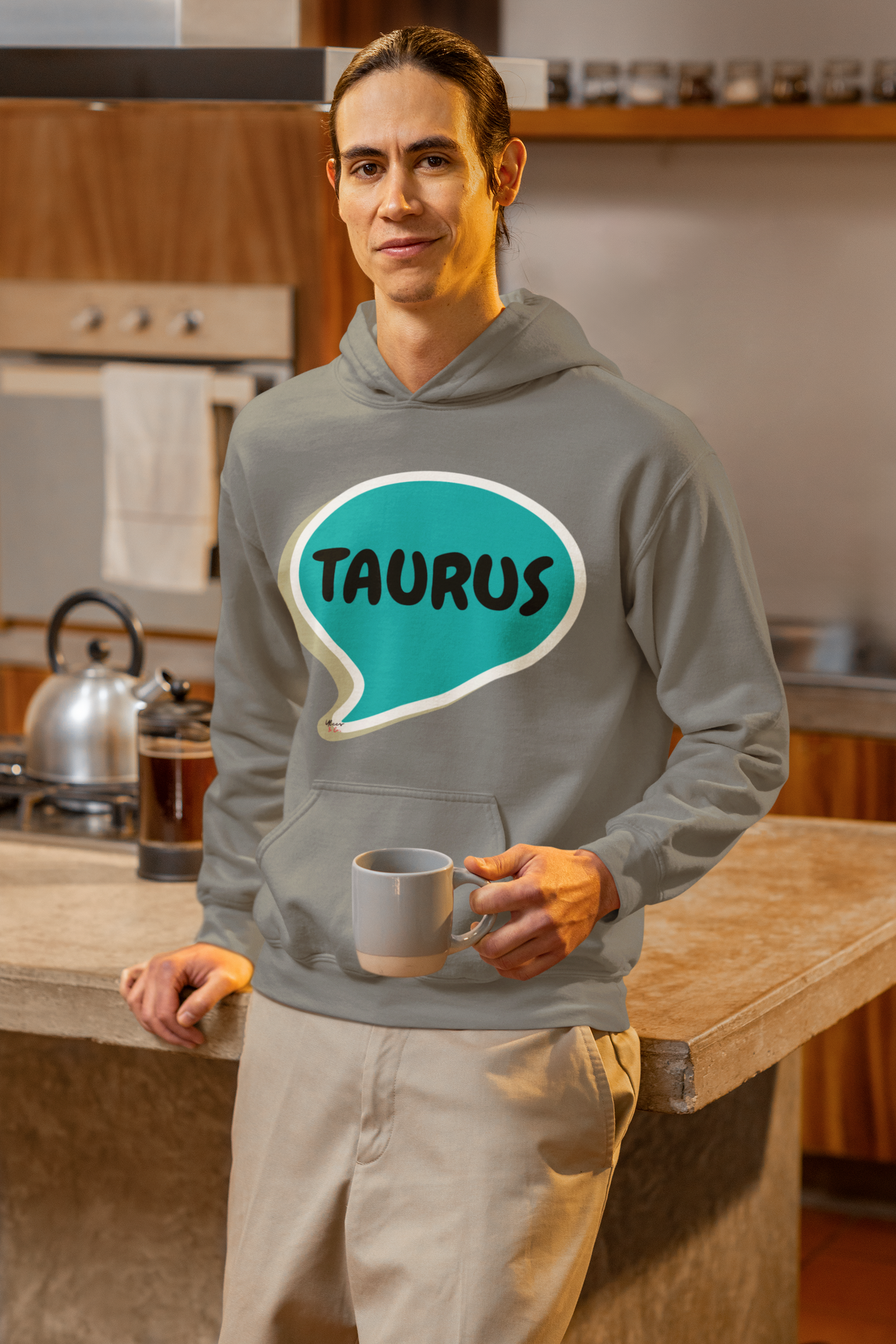 TAURUS ZODIAC SIGN GRAPHIC PULLOVER UNISEX HOODIE IN SPEECH BUBBLE TAURUS HOROSCOPE ASTRONOMY SIGN UNISEX PULLOVER HOODIE TAURUS BIRTHDAY SIGN TAURUS SEASON HOODIE GIFT FOR AN TAURUS