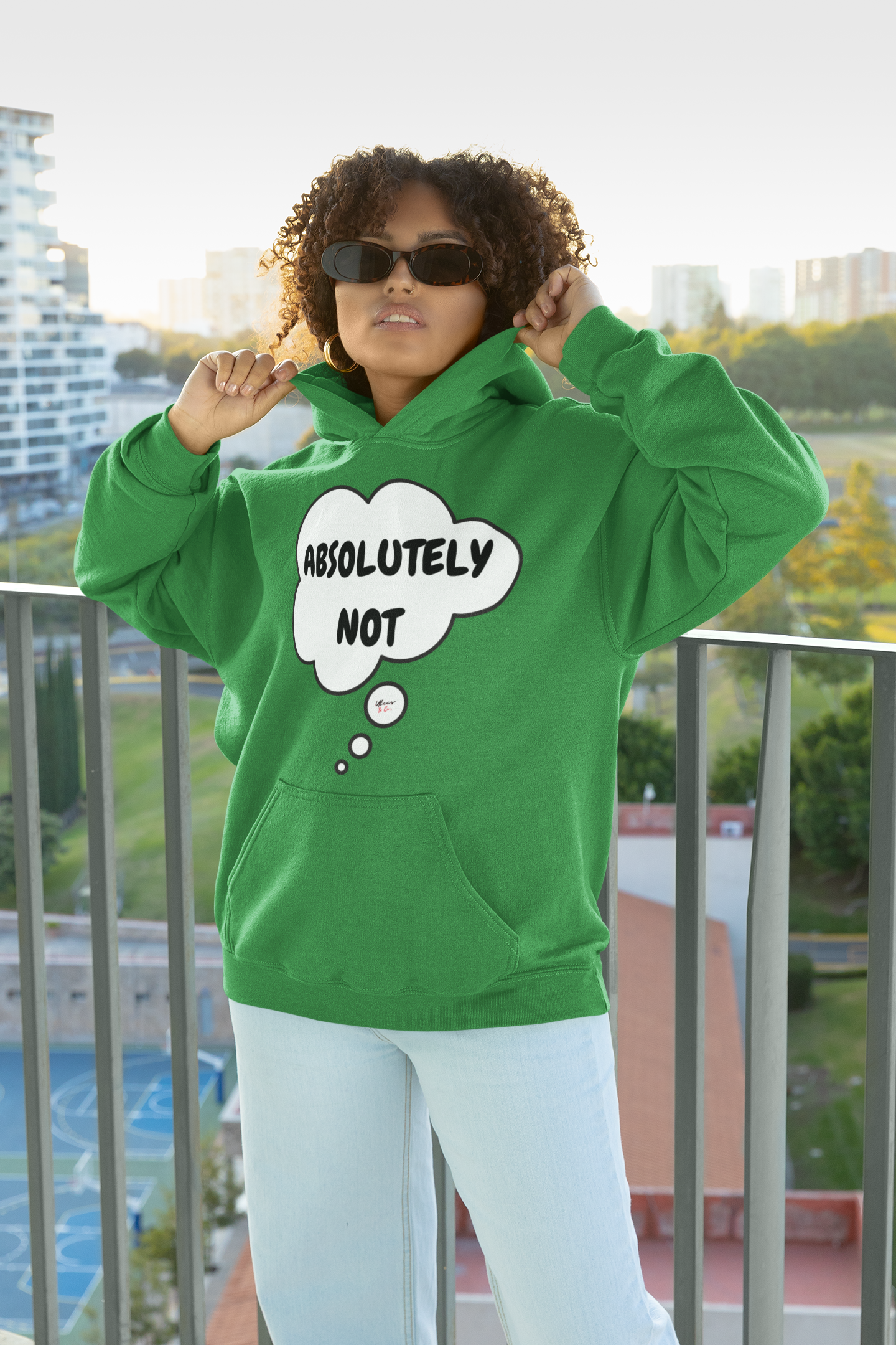 ABSOLUTELY NOT HOODIE IN THOUGHT BUBBLE UNISEX PULLOVER HOODIE SARCASTIC SAYINGS HOODIE FUNNY SAYINGS HOODIE