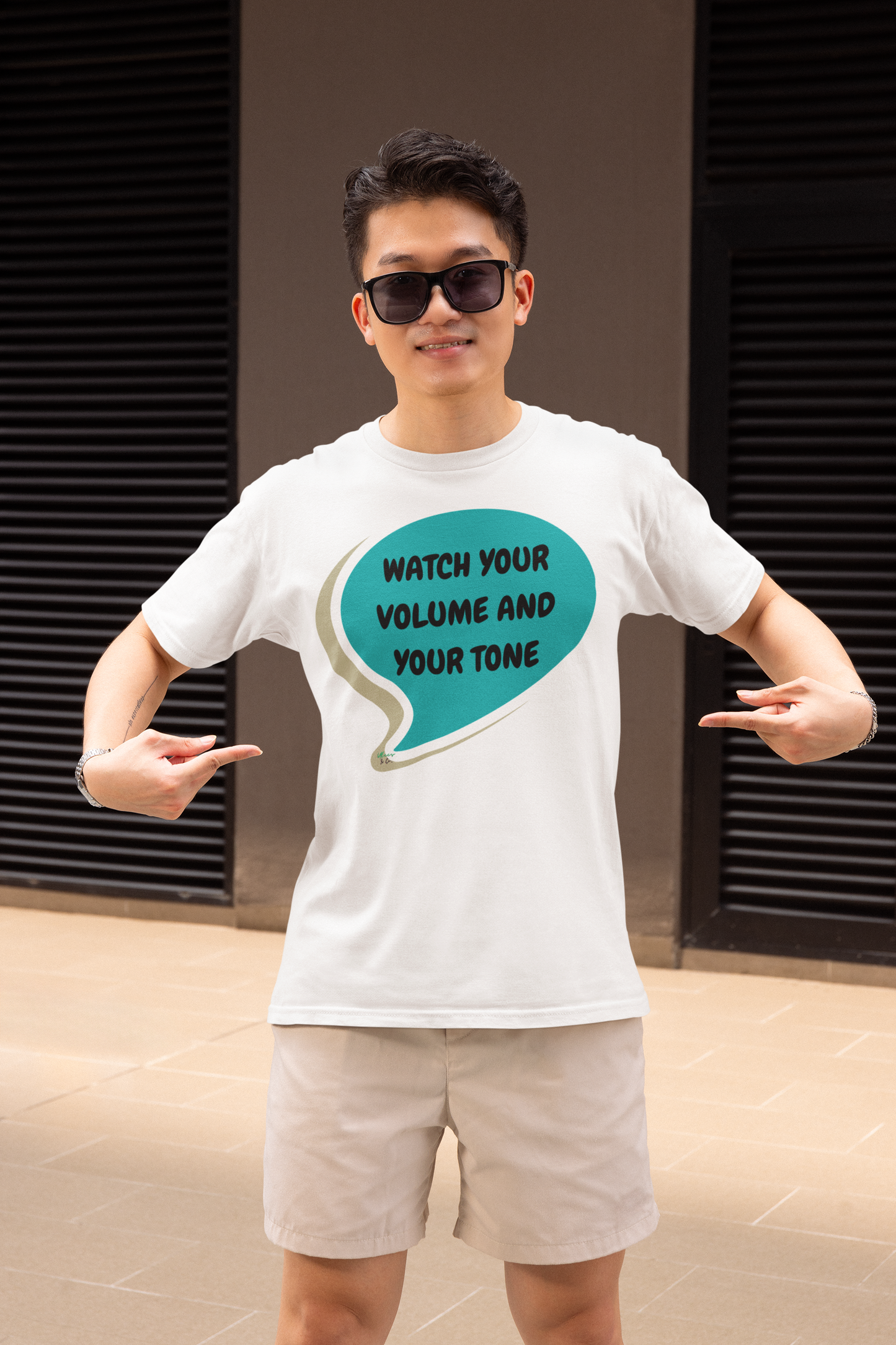 WATCH YOUR VOLUME AND YOUR TONE T-SHIRT IN SPEECH BUBBLE UNISEX TSHIRT FUNNY SAYINGS T SHIRT SARCASTIC SAYINGS T-SHIRT SARCASM TEES GIFTS FOR WOMEN GIFT FOR MEN