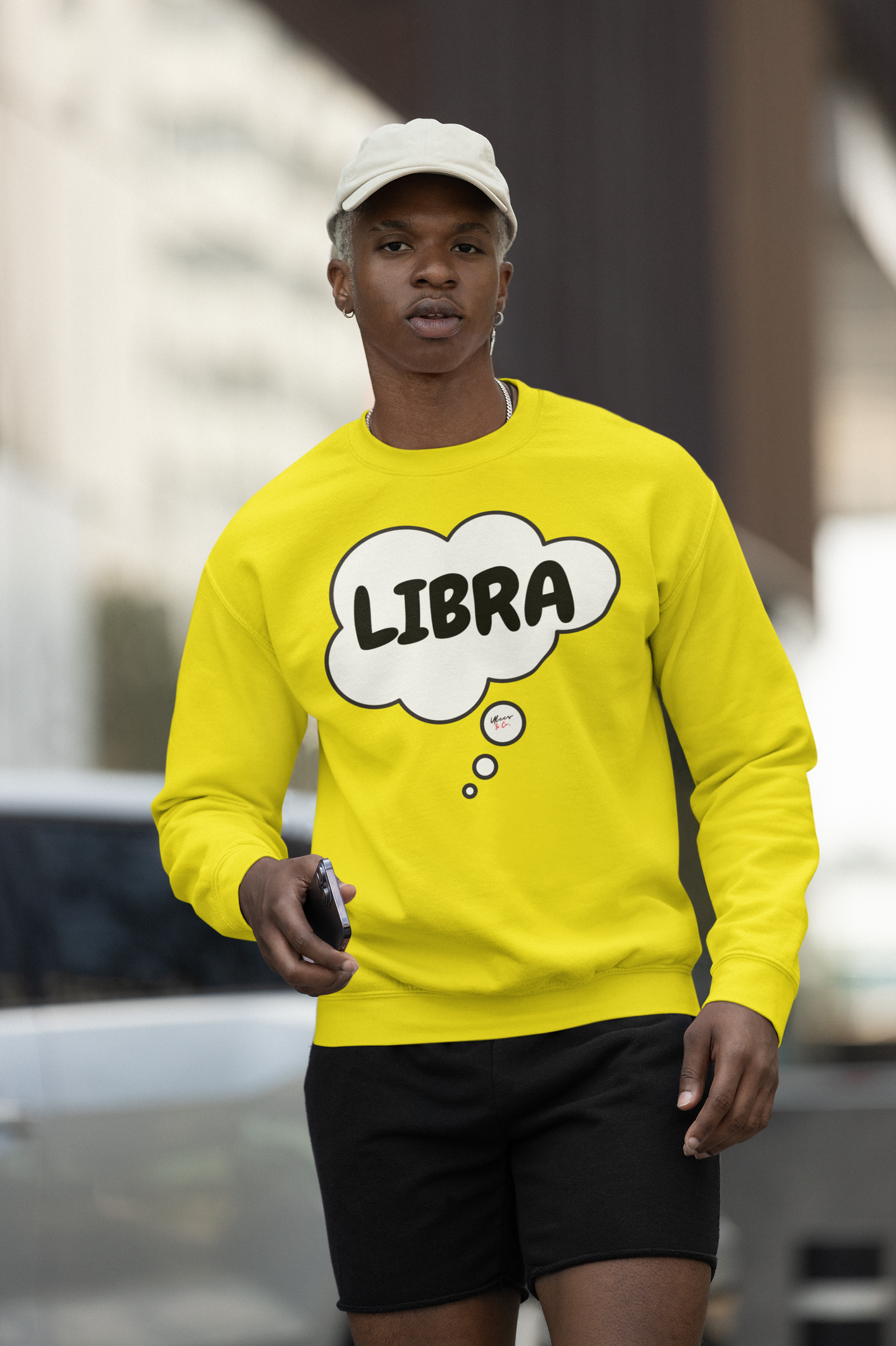 LIBRA ZODIAC SIGN SWEATSHIRT IN THOUGHT BUBBLE UNISEX CREWNECK PULLOVER SWEATSHIRT LIBRA ZODIAC SIGN TRENDY SWEATERS BIRTHDAY LIBRA ZODIAC SIGN GIFTS LIBRA ZODIAC SYMBOLS SWEATSHIRT LIBRA ZODIAC SEASON