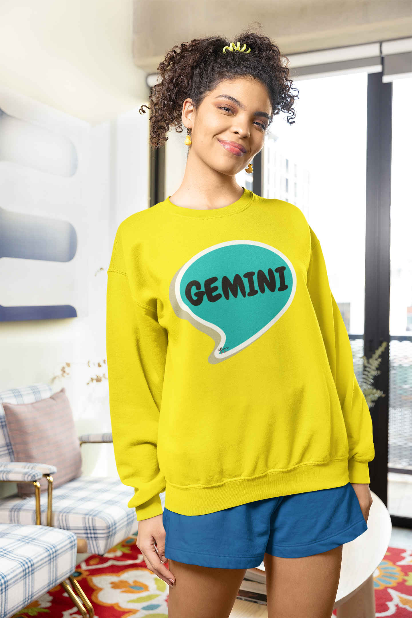 GEMINI ZODIAC SIGN IN SPEECH BUBBLE UNISEX CREWNECK PULLOVER SWEATSHIRT CONSTELLATION SIGNS HOROSCOPE GEMINI ZODIAC SIGNS SWEATER ASTRONOMY GEMINI SIGNS SWEATSHIRT ZODIAC SYMBOLS SWEATSHIRT GEMINI SIGN ZODIAC SEASON