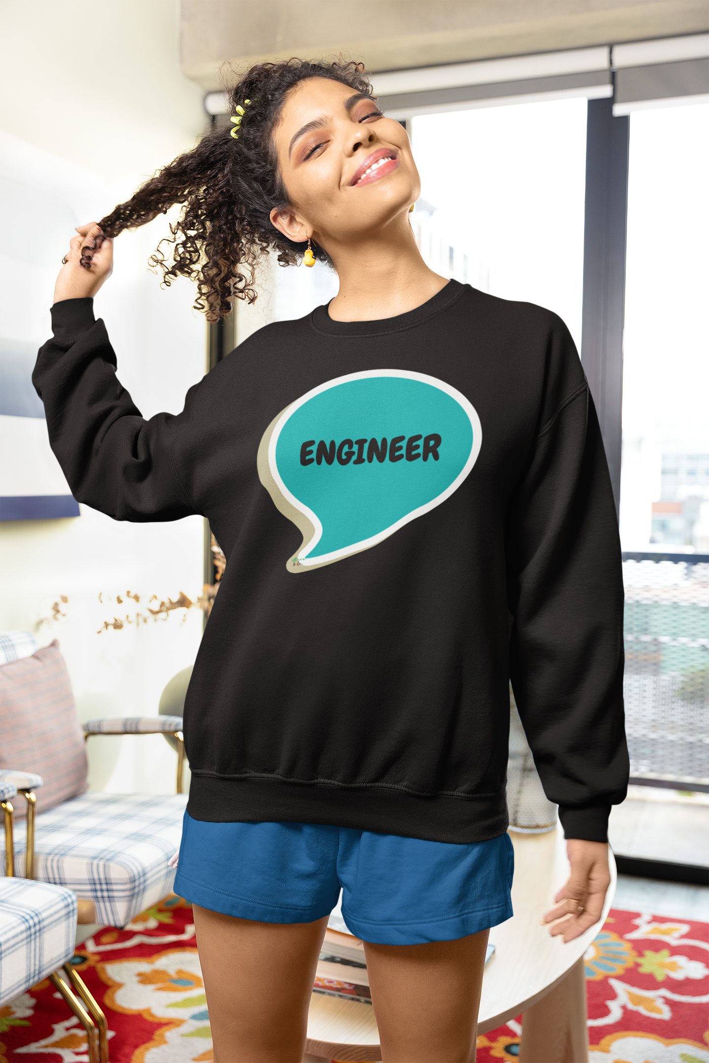 ENGINEER SWEATSHIRT IN TEXT ONLY GRAPHIC UNISEX CREWNECK PULLOVER SWEATSHIRT FUNNY SAYINGS SWEATSHIRTS SWEATER SARCASTIC SAYINGS SWEATSHIRTS FOR WOMEN SWEATSHIRTS FOR MEN GIFT IDEAS
