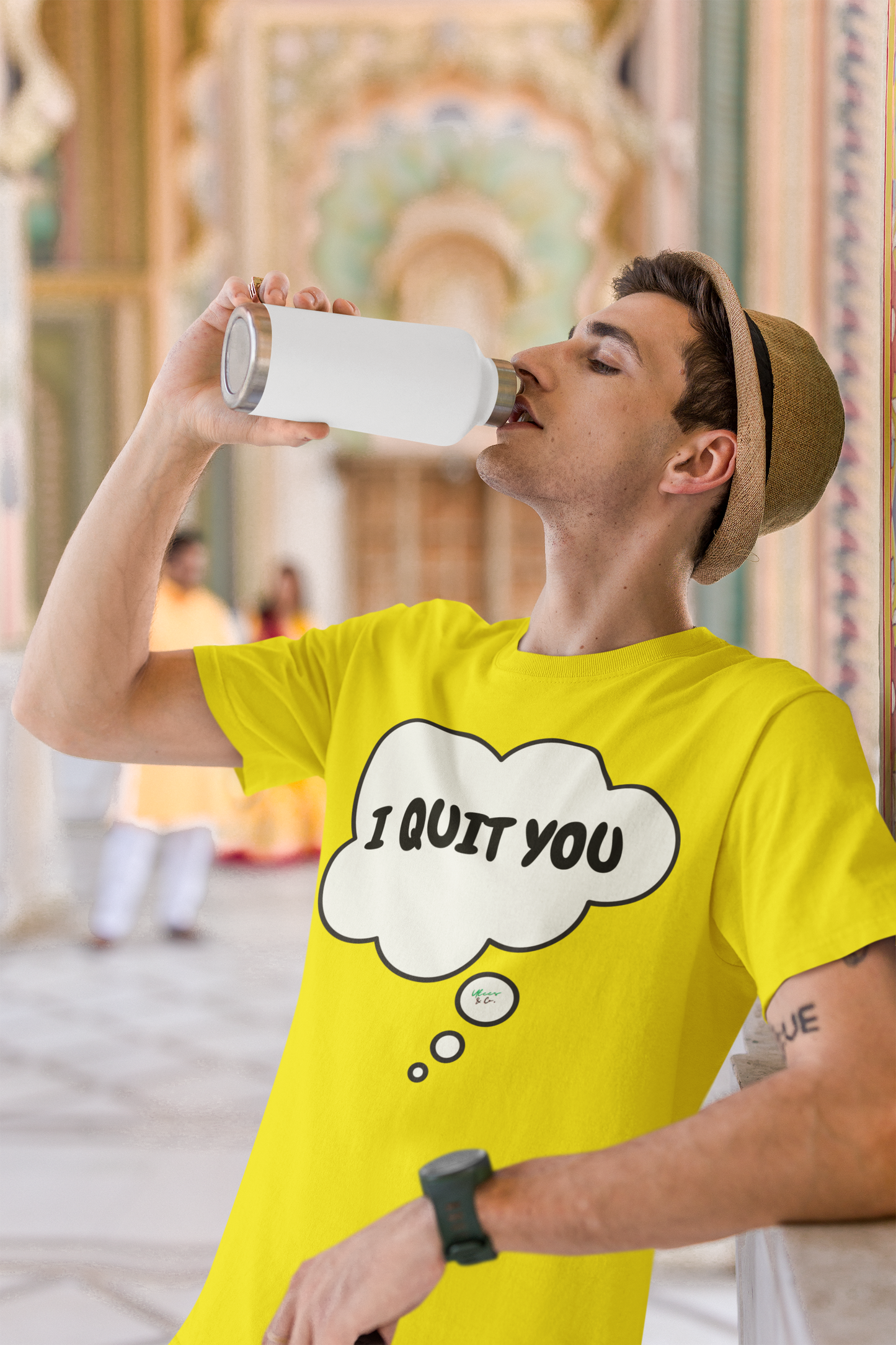 I QUIT YOU T-SHIRT IN THOUGHT BUBBLE GRAPHIC UNISEX TSHIRT FUNNY SAYINGS T SHIRT SARCASTIC SAYINGS T-SHIRT SARCASM TEES GIFTS FOR WOMEN GIFT FOR MEN