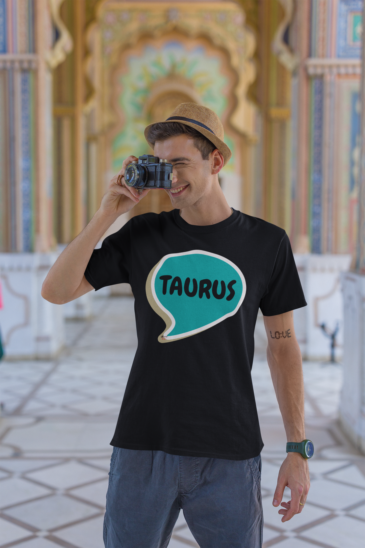 TAURUS ZODIAC SIGN T-SHIRT IN SPEECH BUBBLE TAURUS HOROSCOPE ASTRONOMY SIGN UNISEX T SHIRT TAURUS BIRTHDAY SIGN TAURUS SEASON TSHIRT GIFT FOR A  TAURUS