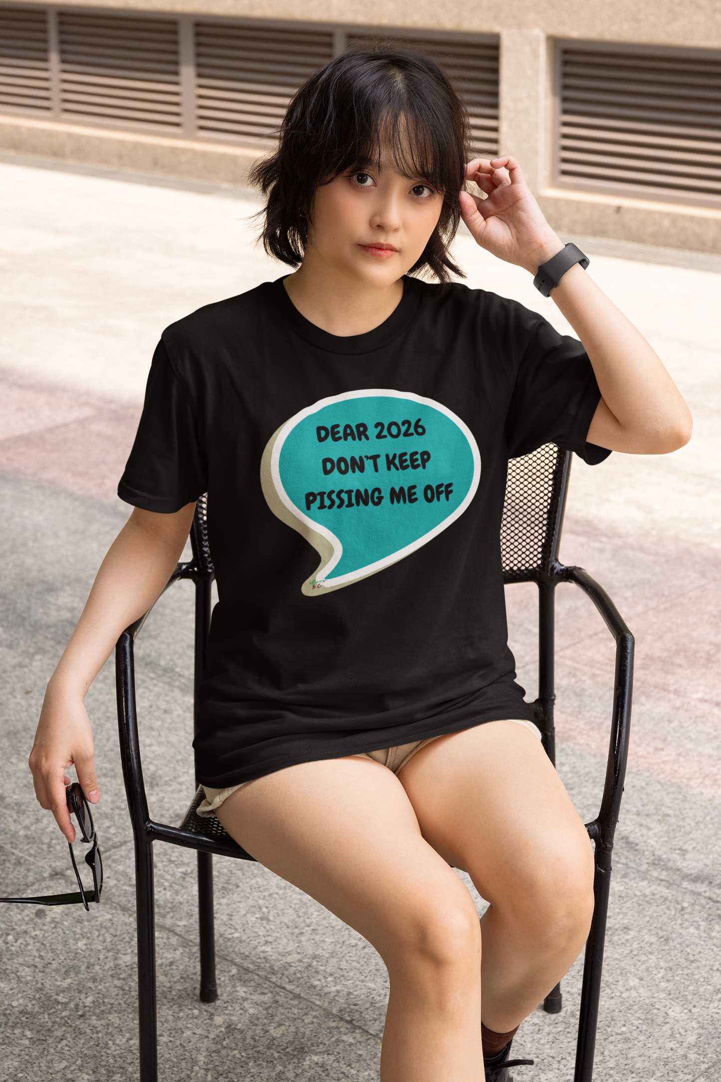 DEAR 2026 DON'T KEEP PISSING ME OFF T-SHIRT UNIQUE GRAPHIC UNISEX SPEECH BUBBLE SHIRT CASUAL STREETWEAR FASHION FUNNY SAYINGS TEES SARCASTIC SAYINGS T-SHIRT HILARIOUS SHIRTS SARCASM TEES BIRTHDAY GIFTS FOR WOMEN GIFT FOR MEN CLOTHING BRAND