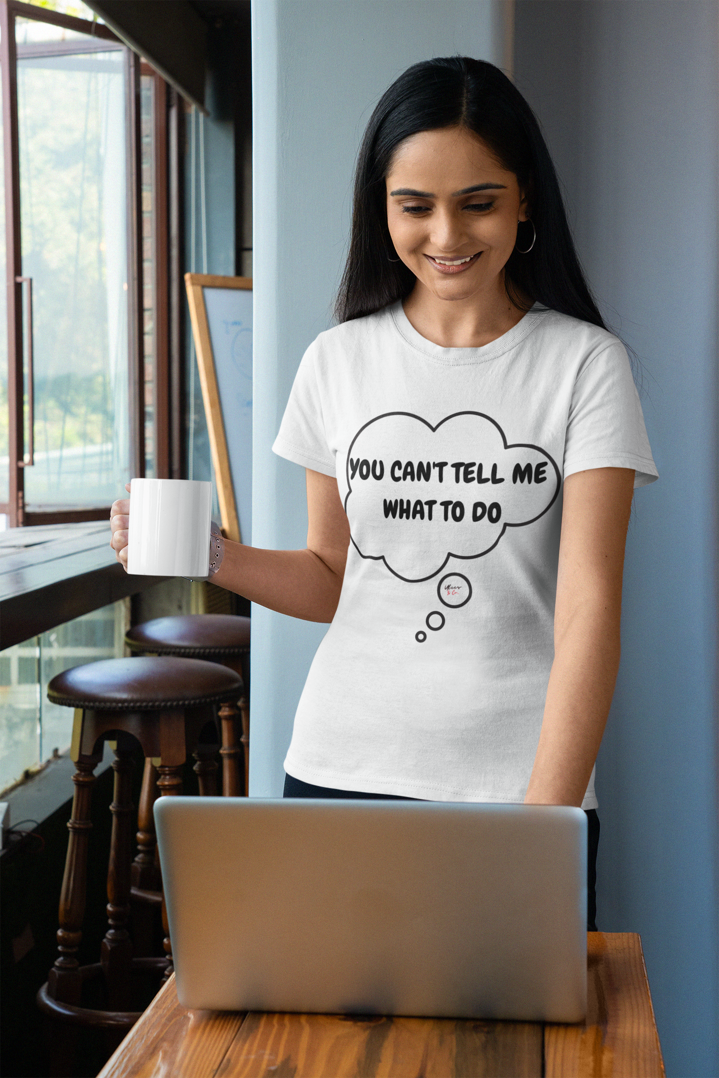 YOU CAN'T TELL ME WHAT TO DO T-SHIRT UNISEX TEE IN THOUGHT BUBBLE FOR WOMEN SHIRTS FOR SARCASTIC SAYINGS FOR MEN FUNNY SAYINGS TSHIRT