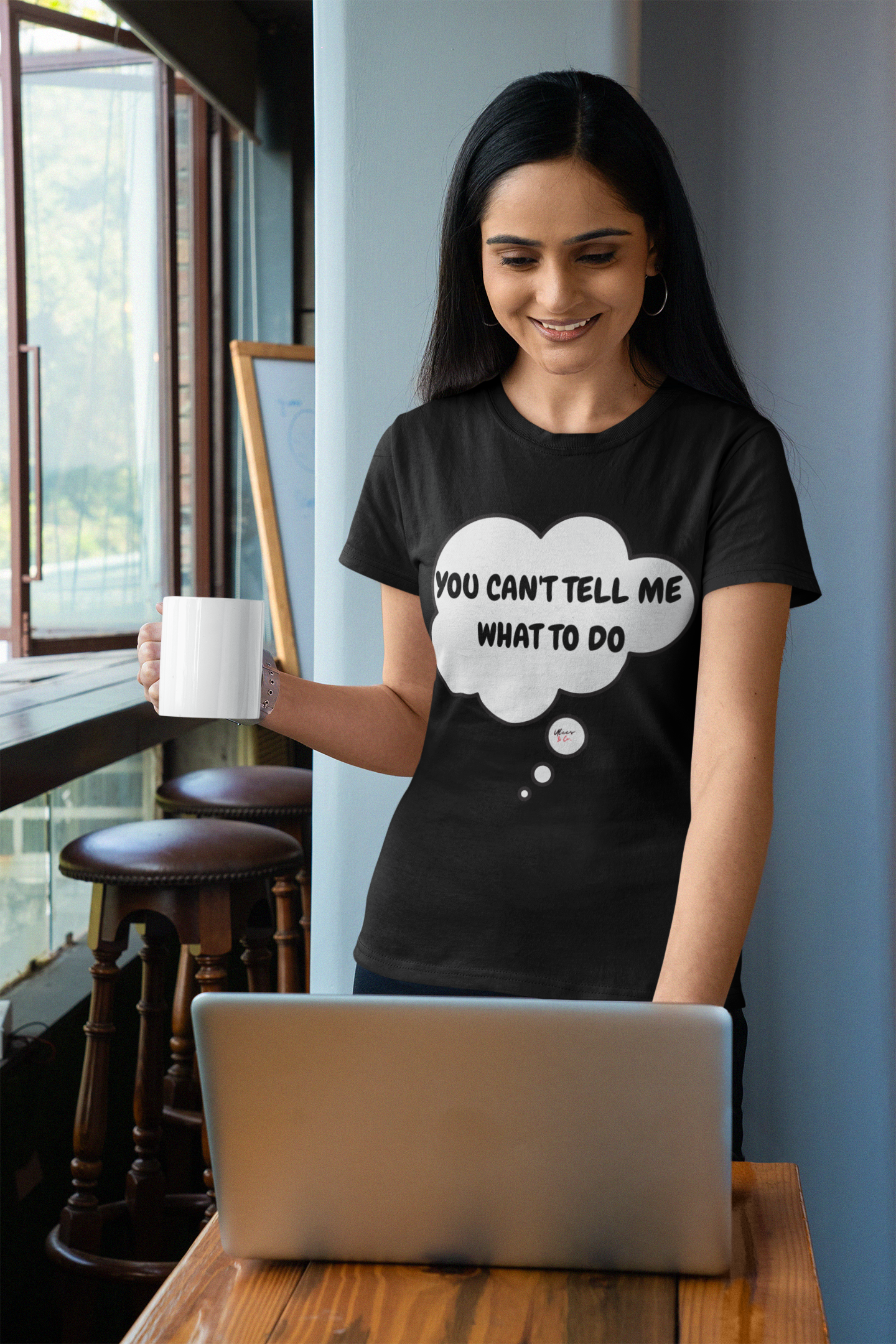 YOU CAN'T TELL ME WHAT TO DO T-SHIRT UNISEX TEE IN THOUGHT BUBBLE FOR WOMEN SHIRTS FOR SARCASTIC SAYINGS FOR MEN FUNNY SAYINGS TSHIRT