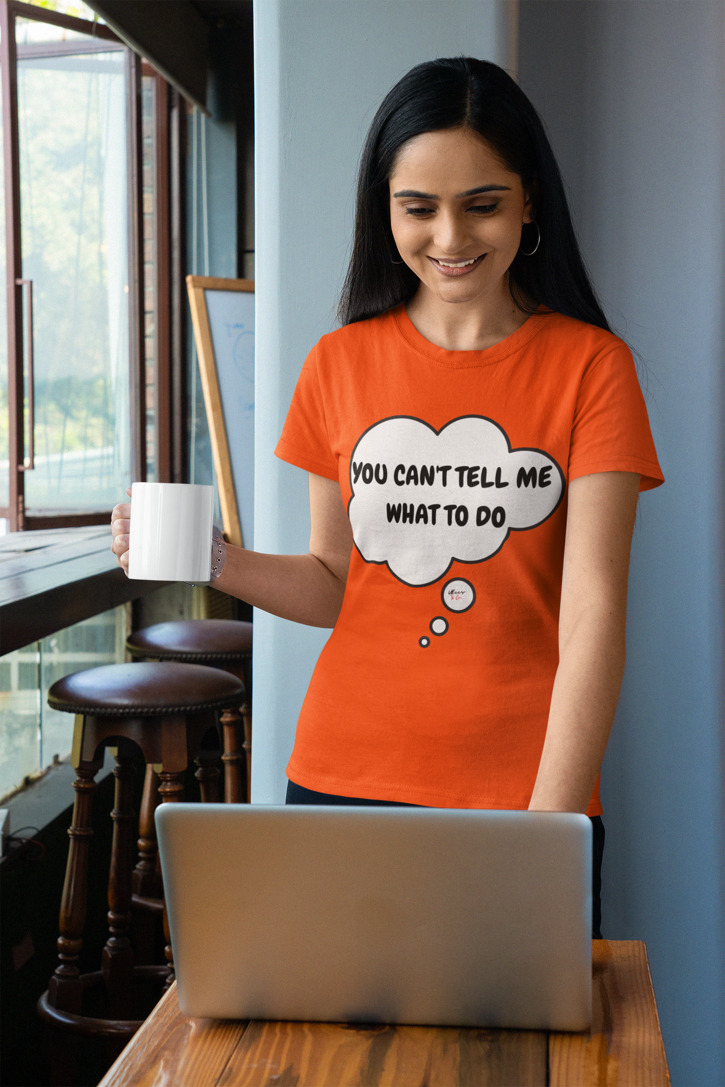 YOU CAN'T TELL ME WHAT TO DO T-SHIRT UNISEX TEE IN THOUGHT BUBBLE FOR WOMEN SHIRTS FOR SARCASTIC SAYINGS FOR MEN FUNNY SAYINGS TSHIRT