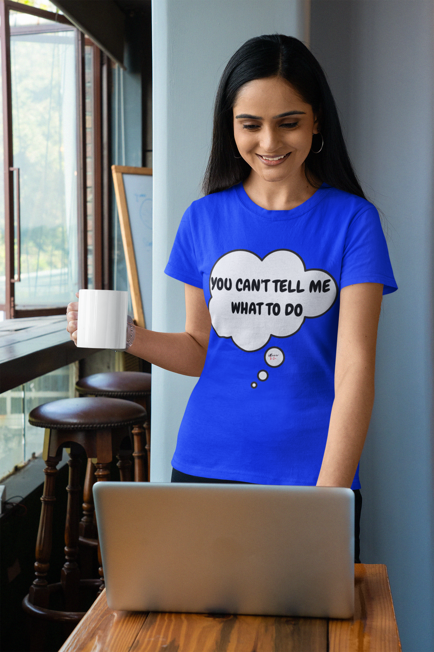 YOU CAN'T TELL ME WHAT TO DO T-SHIRT UNISEX TEE IN THOUGHT BUBBLE FOR WOMEN SHIRTS FOR SARCASTIC SAYINGS FOR MEN FUNNY SAYINGS TSHIRT