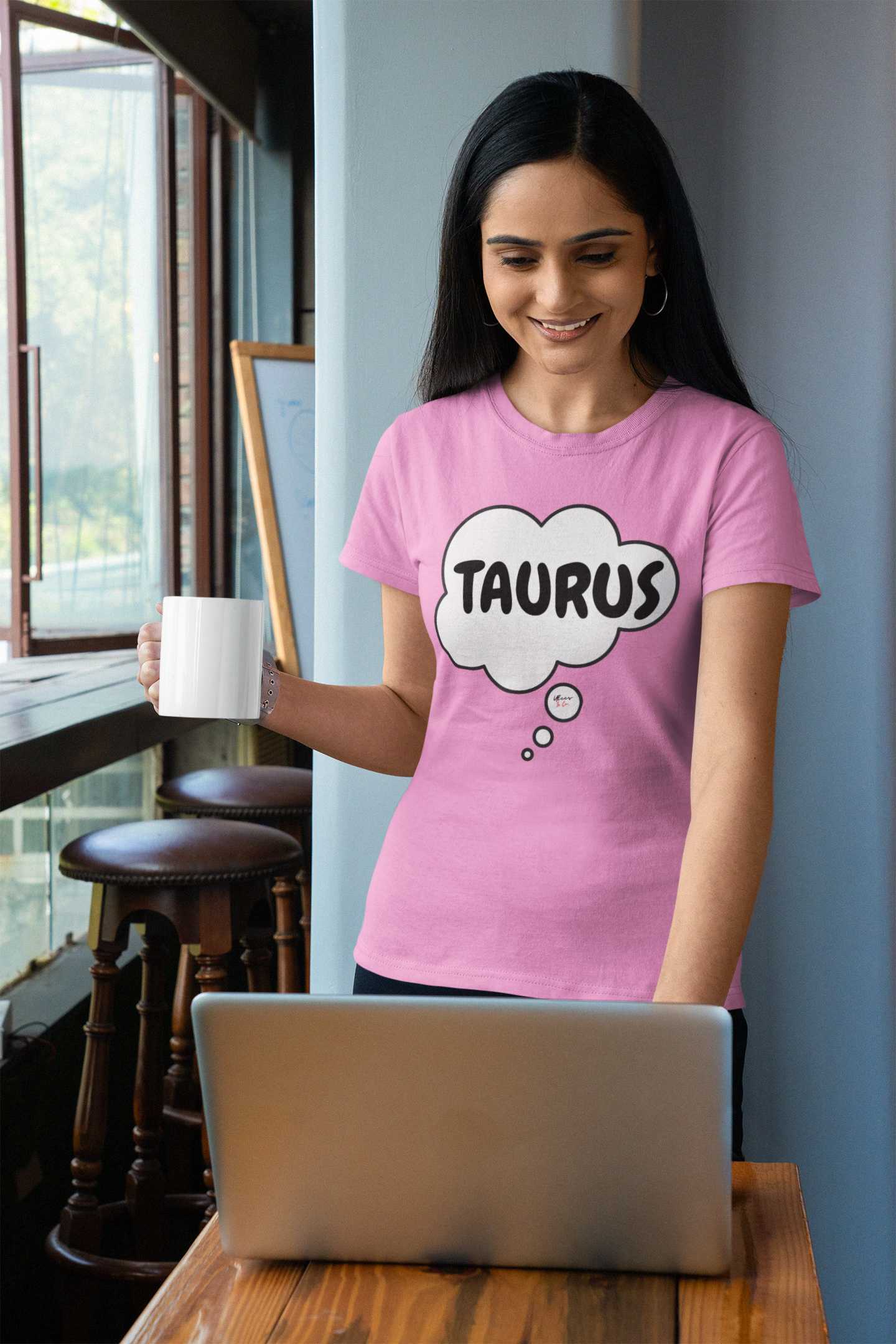 TAURUS ZODIAC SIGN T-SHIRT IN THOUGHT BUBBLE TAURUS HOROSCOPE ASTRONOMY SIGN UNISEX T SHIRT TAURUS BIRTHDAY SIGN TAURUS SEASON TSHIRT GIFT FOR A  TAURUS