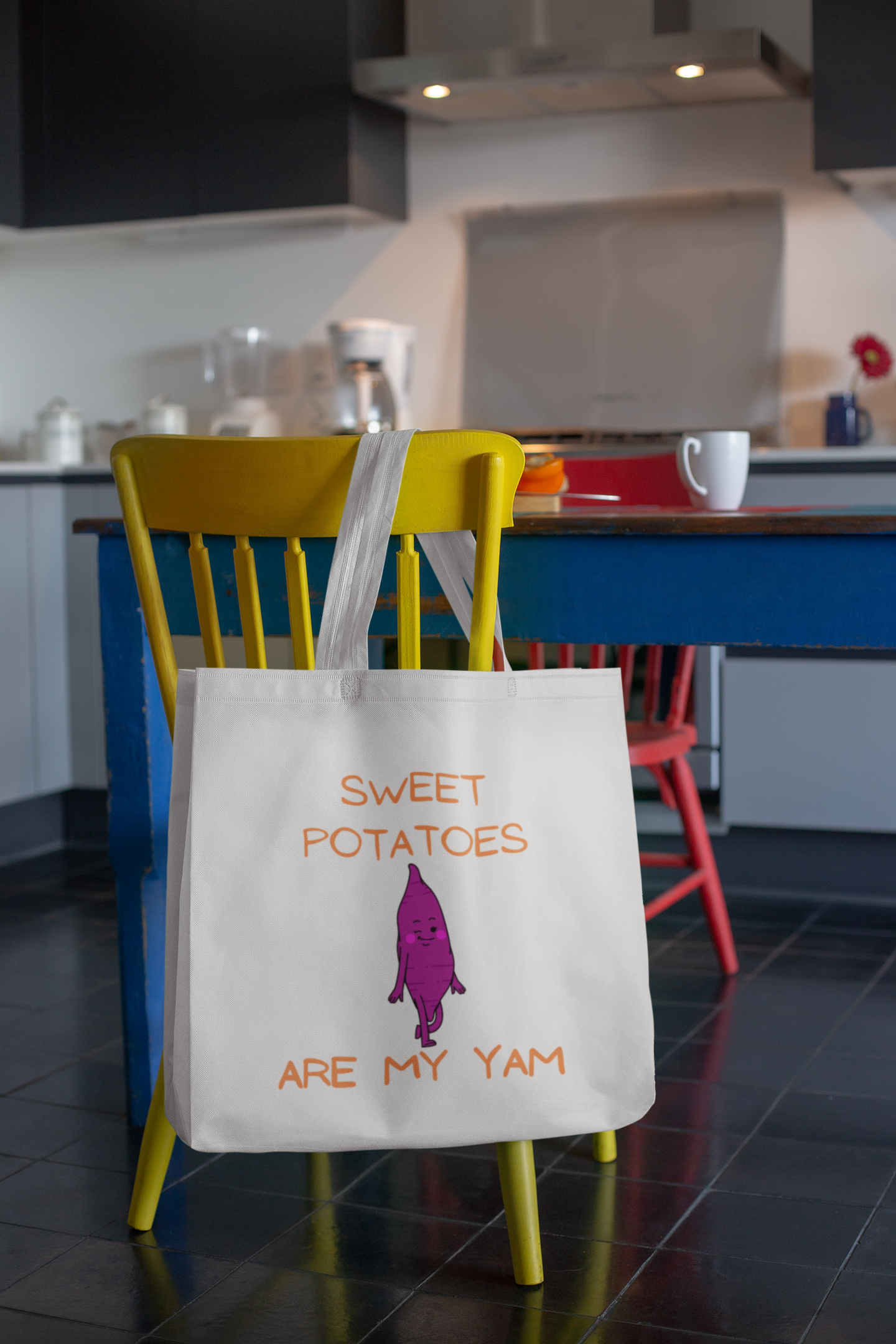 SWEET POTATOES ARE MY YAM TOTE BAG GIFT COTTON CANVAS TOTE BAG