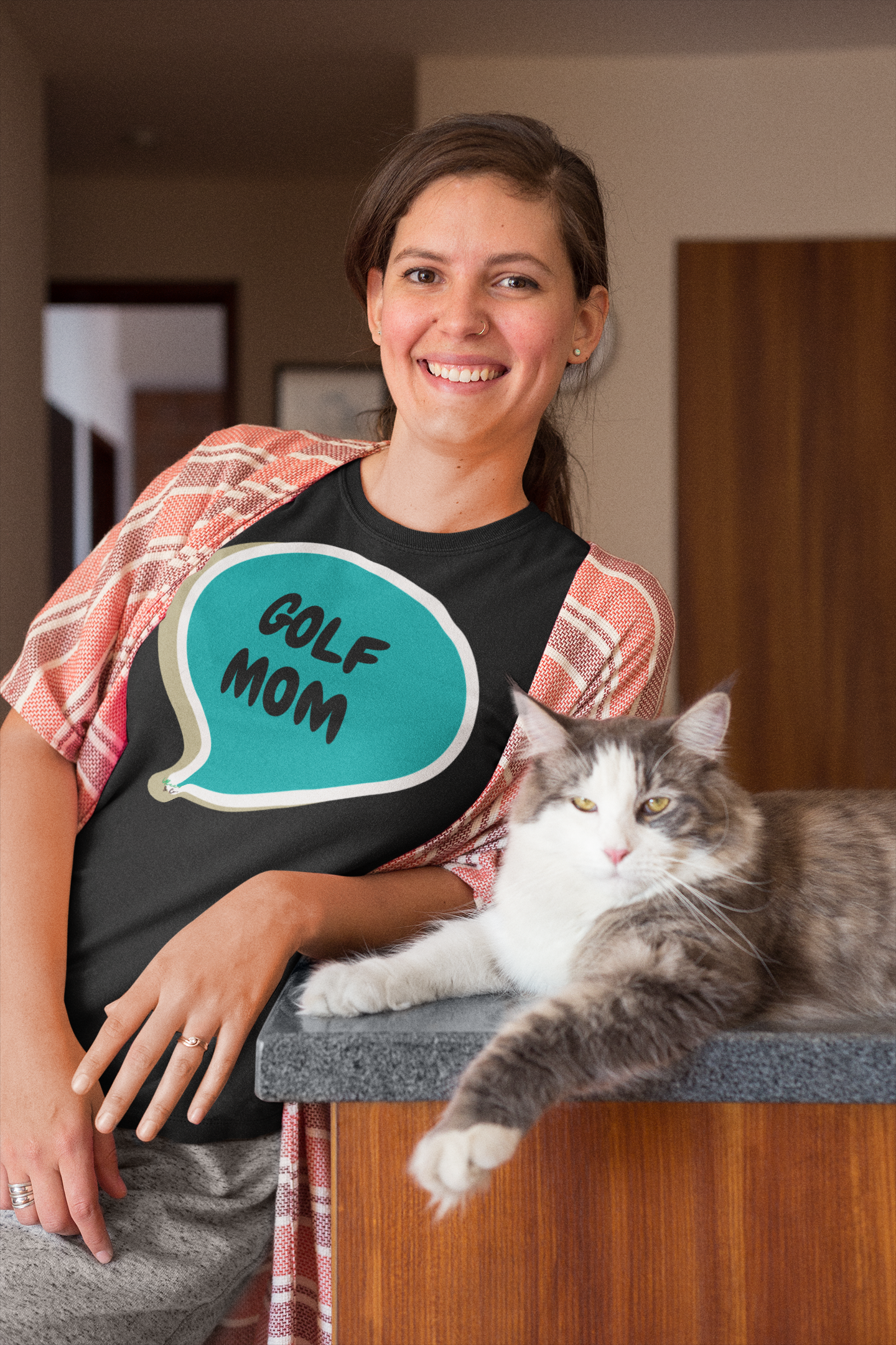 GOLF TSHIRT FOR MOM T-SHIRT GOLF MOM TEE UNIQUE MOM GIFT IN SPEECH BUBBLE GRAPHIC WIFE GIFT BIRTHDAY GIFT FOR NEW MOM TEES GIFT FROM KIDS TSHIRTS FOR FOR WOMEN GOLF TEES THANK YOU MOM