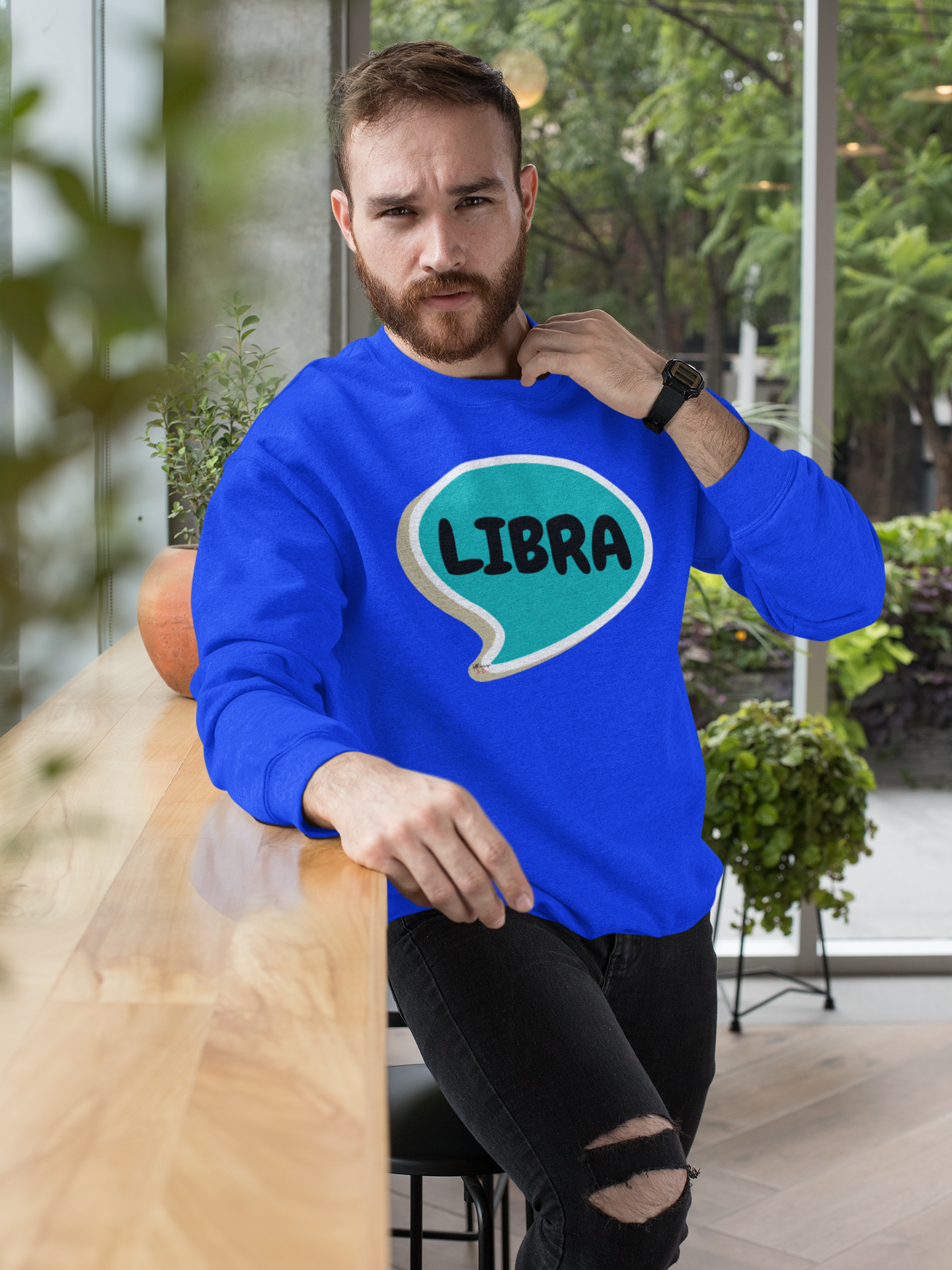 LIBRA ZODIAC SIGN SWEATSHIRT IN SPEECH BUBBLE UNISEX CREWNECK PULLOVER SWEATSHIRT HOROSCOPE LIBRA ZODIAC SIGNS SWEATER ASTRONOMY LIBRA SIGNS SWEATSHIRT LIBRA ZODIAC SYMBOLS SWEATSHIRT LIBRA SIGN ZODIAC SEASON