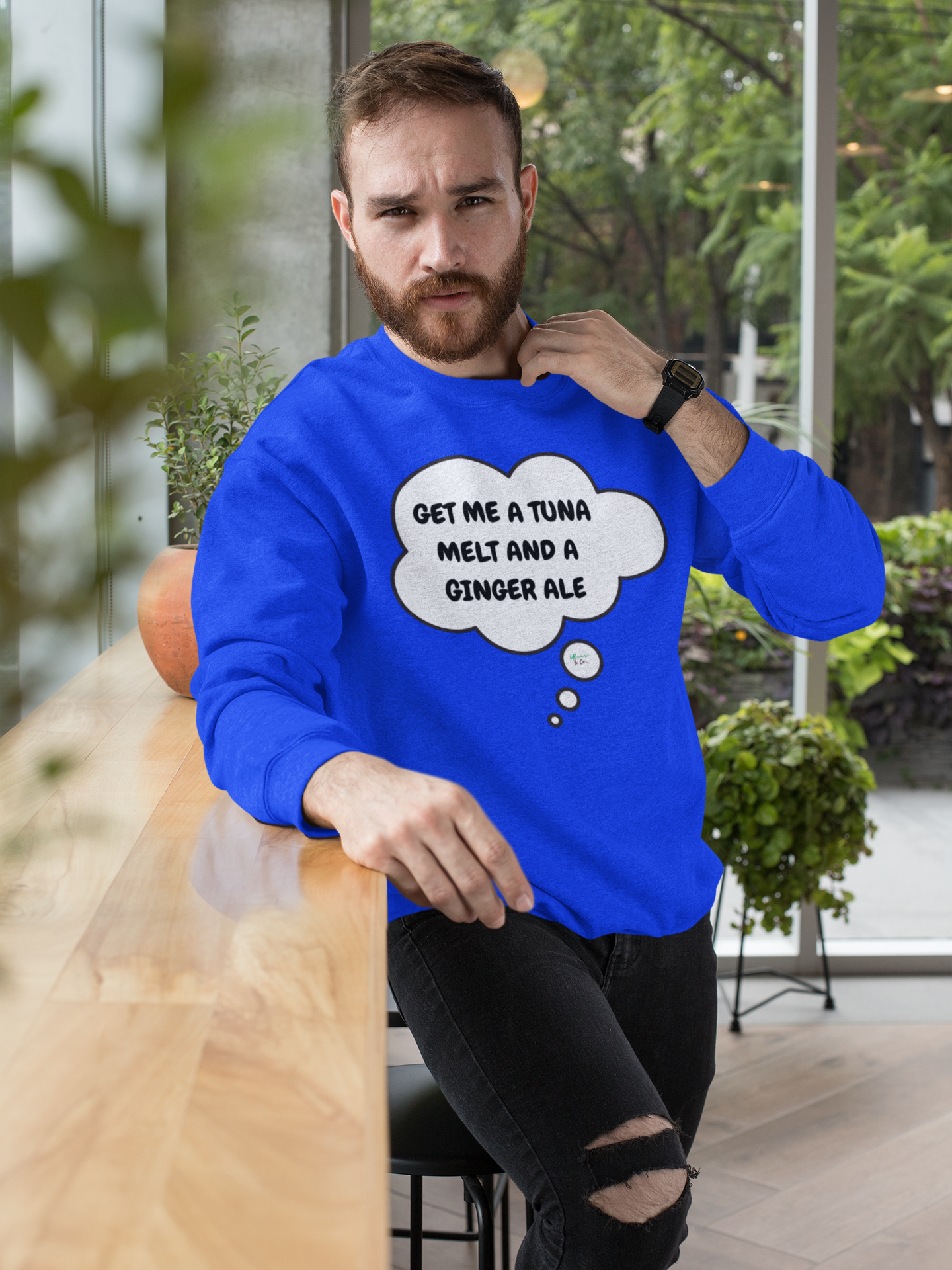 GET ME A TUNA MELT AND A GINGER ALE SWEATSHIRT IN THOUGHT BUBBLE GRAPHIC UNISEX CREWNECK PULLOVER SWEATSHIRT HEATED RIVALRY SWEATER SHANE HOLLANDER SWEATSHIRTS FOR WOMEN SWEATSHIRTS FOR MEN HOCKEY PLAYERS GIFT IDEAS JERSEY NUMBER T-SHIRT HOCKEY ROMANCE