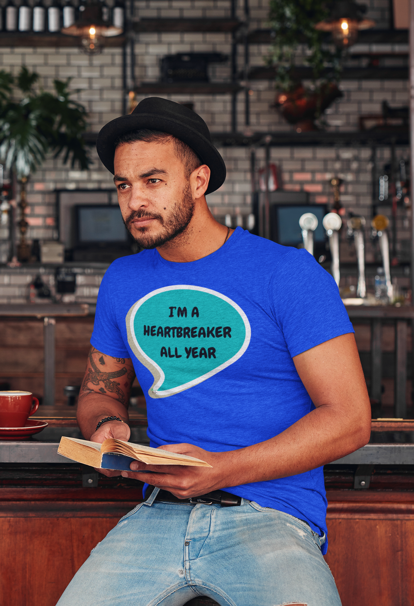 I'M A HEARTBREAKER ALL YEAR T-SHIRT IN SPEECH BUBBLE UNISEX TSHIRT FUNNY SAYINGS T SHIRT SARCASTIC SAYINGS T-SHIRT SARCASM TEES