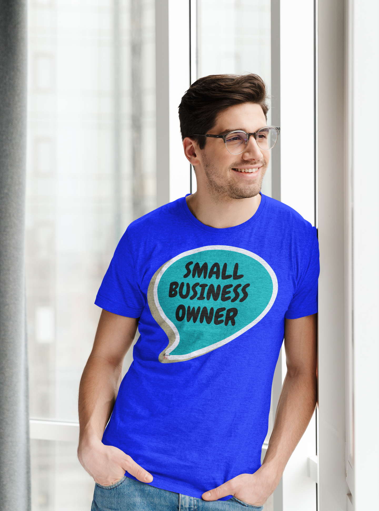 SMALL BUSINESS OWNER T-SHIRT IN SPEECH BUBBLE UNISEX TSHIRT FUNNY SAYINGS T SHIRT SARCASTIC SAYINGS T-SHIRT SARCASM TEES