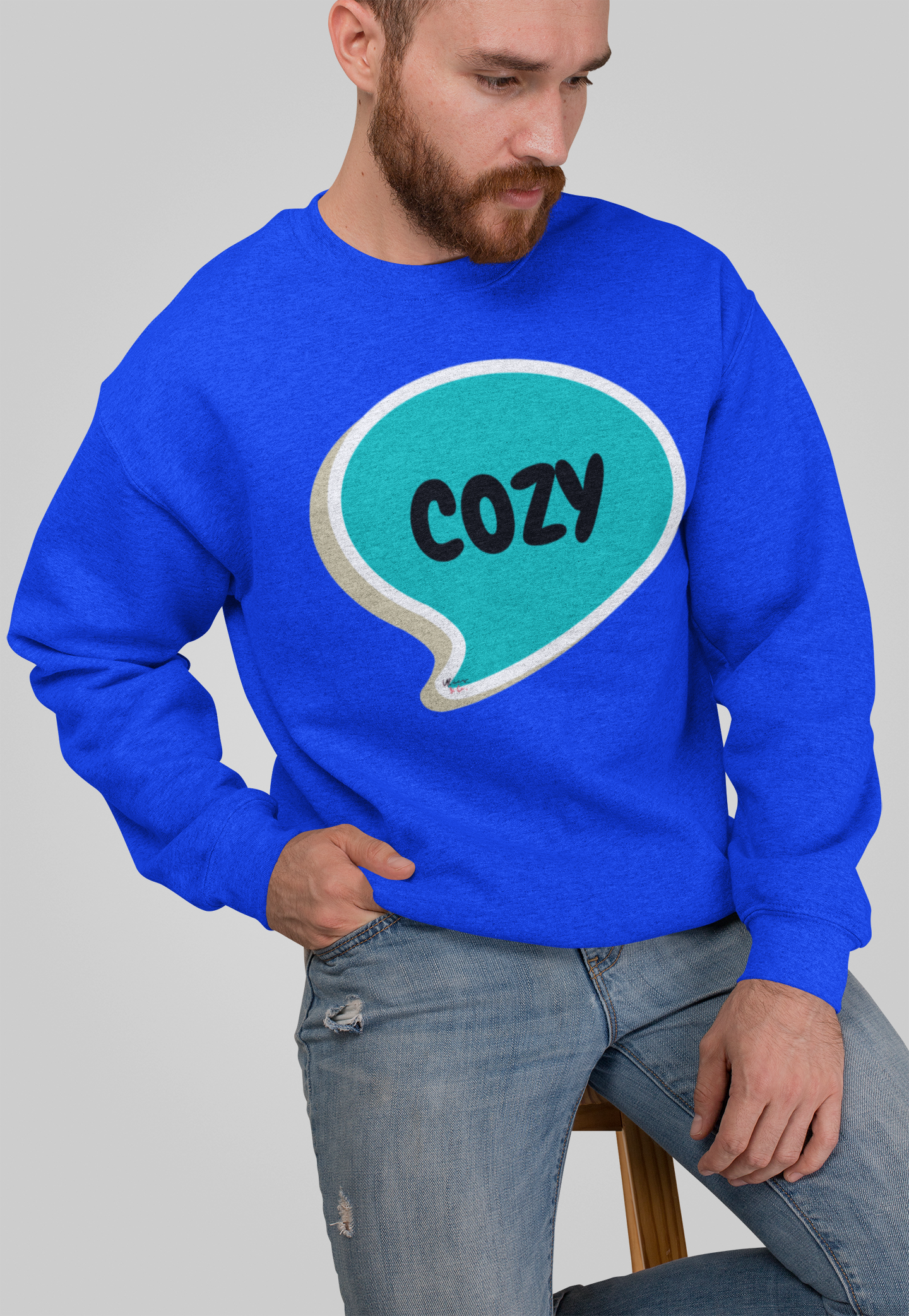 COZY AUTUMN SWEATSHIRTS IN SPEECH BUBBLE FOR FALL SEASON UNISEX PULLOVER CREWNECK SWEATSHIRT GIFT FOR WOMEN SWEATER FALL SEASON FOR MEN AUTUMN VIBES SWEATSHIRTS AS GIFTS