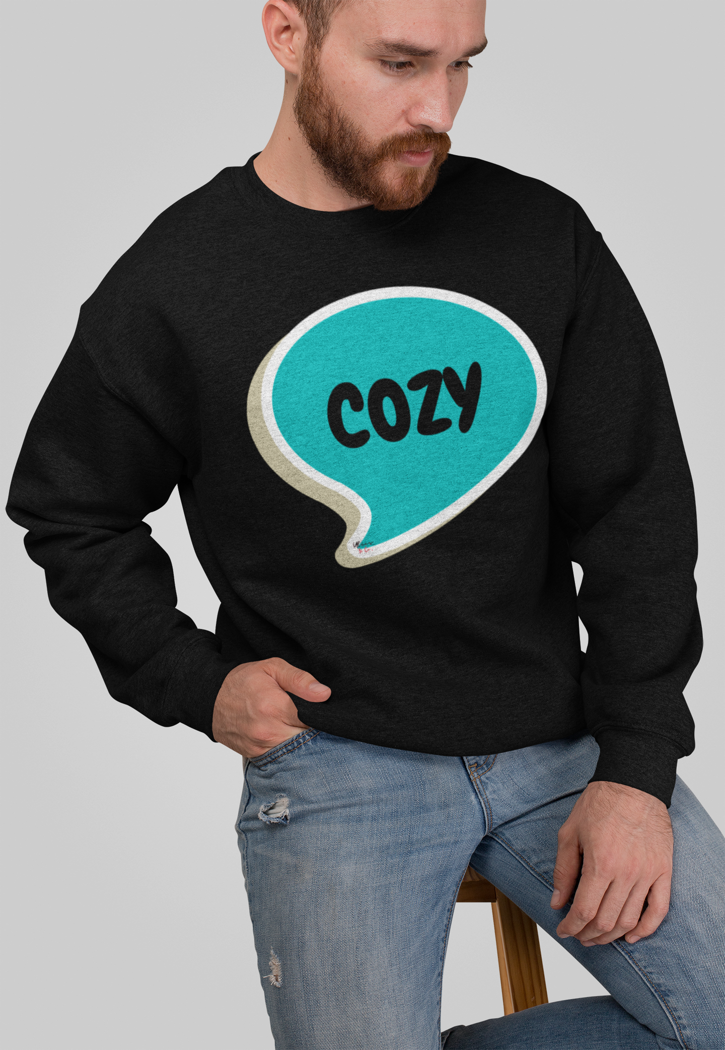 COZY AUTUMN SWEATSHIRTS IN SPEECH BUBBLE FOR FALL SEASON UNISEX PULLOVER CREWNECK SWEATSHIRT GIFT FOR WOMEN SWEATER FALL SEASON FOR MEN AUTUMN VIBES SWEATSHIRTS AS GIFTS