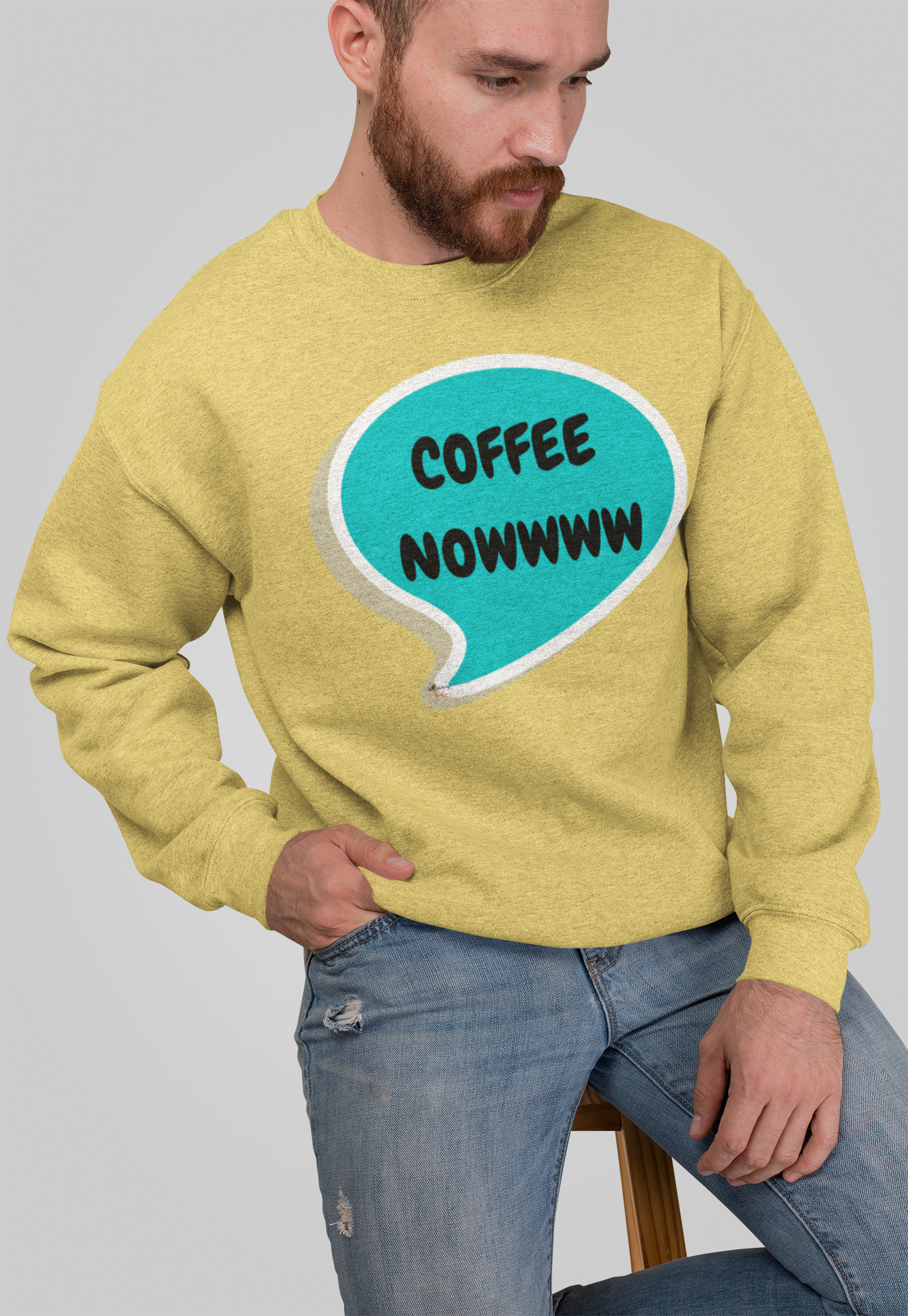 COFFEE BEFORE CONVOS IN SPEECH BUBBLE SWEATSHIRT FOR COFFEE DRINKERS GIFT COFFEE BEFORE CONVO'S SPEECH BUBBLE UNISEX PULLOVER CREWNECK SWEATSHIRT FUNNY SAYINGS SWEATER GIFT FOR MEN GIFT FOR WOMEN COFFEE LOVER SWEATSHIRT