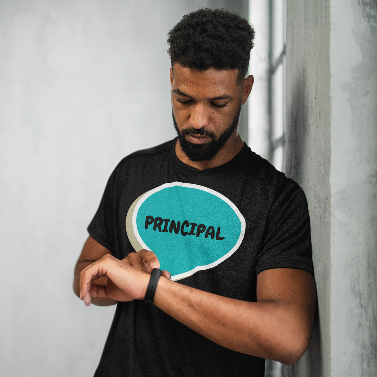 PRINCIPAL T-SHIRT IN SPEECH BUBBLE GRAPHIC UNISEX TSHIRT OCCUPATION T-SHIRT JOB SHIRTS GIIFTS FOR WOMEN GIFTS FOR MEN OCCUPATION TEE SHIRTS JOBS SHIRTS EDUCATION TEES