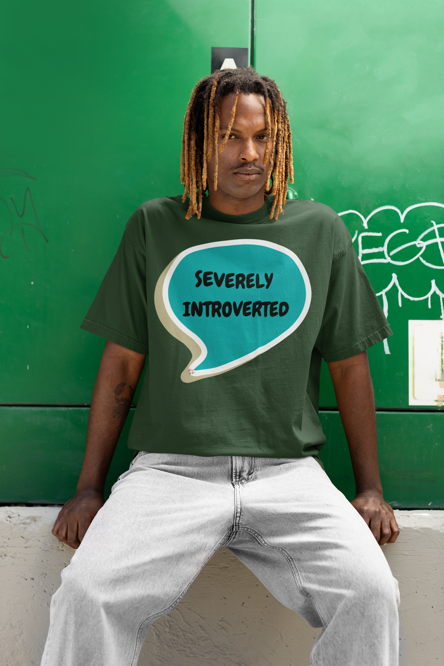 SEVERELY INTROVERTED T SHIRT IN SPEECH BUBBLE SARCASTIC UNISEX T-SHIRT FOR WOMEN ADULT HUMOR FOR MEN TSHIRT FUNNY SAYINGS TEE SHIRTS