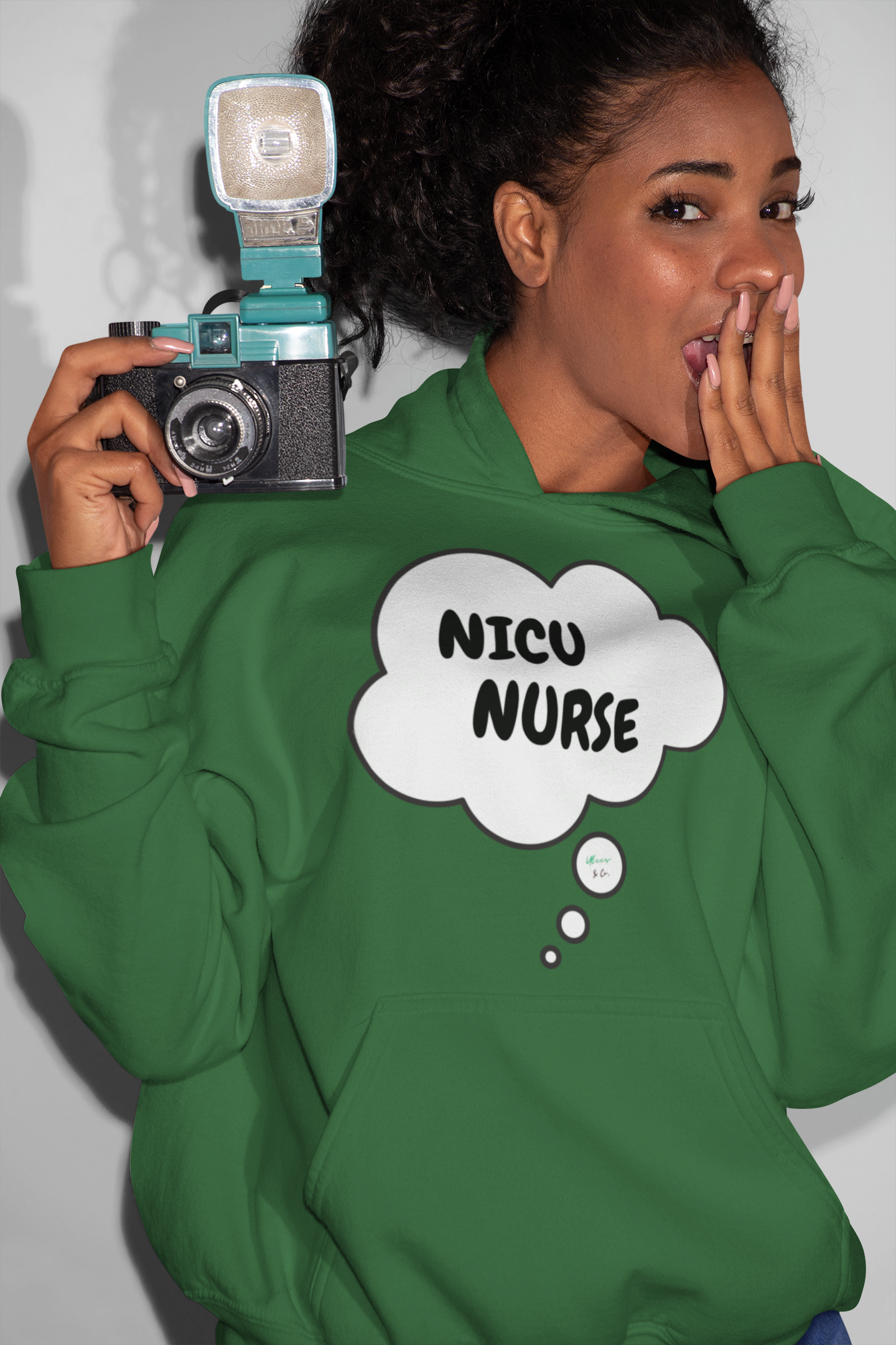NICU NURSE HOODIE IN THOUGHT BUBBLE GRAPHIC HOODIE UNISEX PULLOVER HOODIE OCCUPATION NURSING UNISEX HOODIE JOB HOODIES GIFTS FOR WOMEN GIFTS FOR MEN OCCUPATION CLOTHING TOPS NICU NURSE JOBS