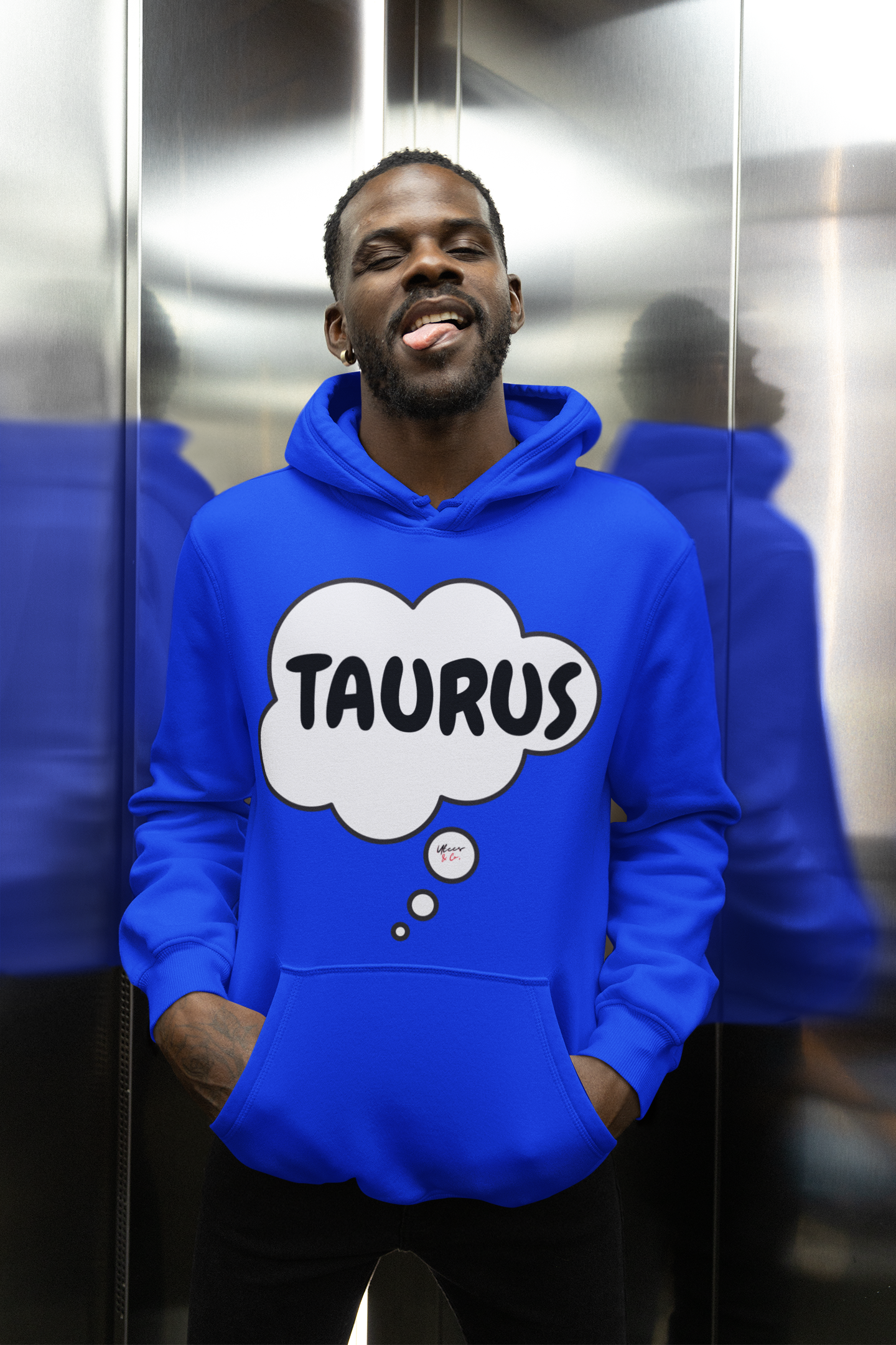 TAURUS ZODIAC SIGN GRAPHIC PULLOVER HOODIE IN THOUGHT BUBBLE TAURUS HOROSCOPE ASTRONOMY SIGN UNISEX PULLOVER HOODIE TAURUS BIRTHDAY SIGN TAURUS SEASON HOODIE GIFT FOR AN TAURUS
