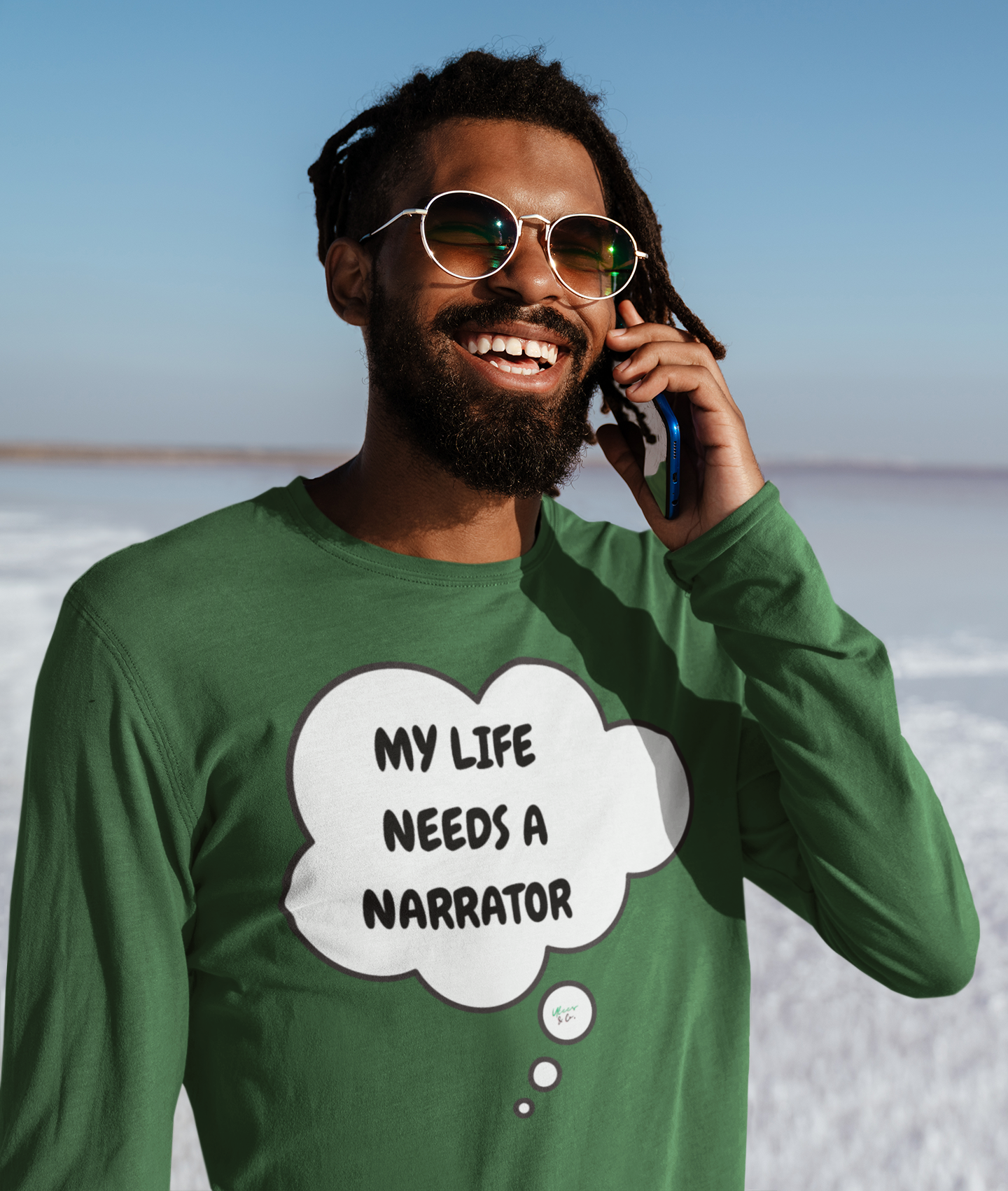 MY LIFE NEEDS A NARRATOR LONG SLEEVE IN THOUGHT BUBBLE GRAPHIC UNISEX LONG SLEEVE TOP SARCASTIC SAYINGS LONG SLEEVE FUNNY SAYINGS LONG SLEEVE TOP FOR GIFT