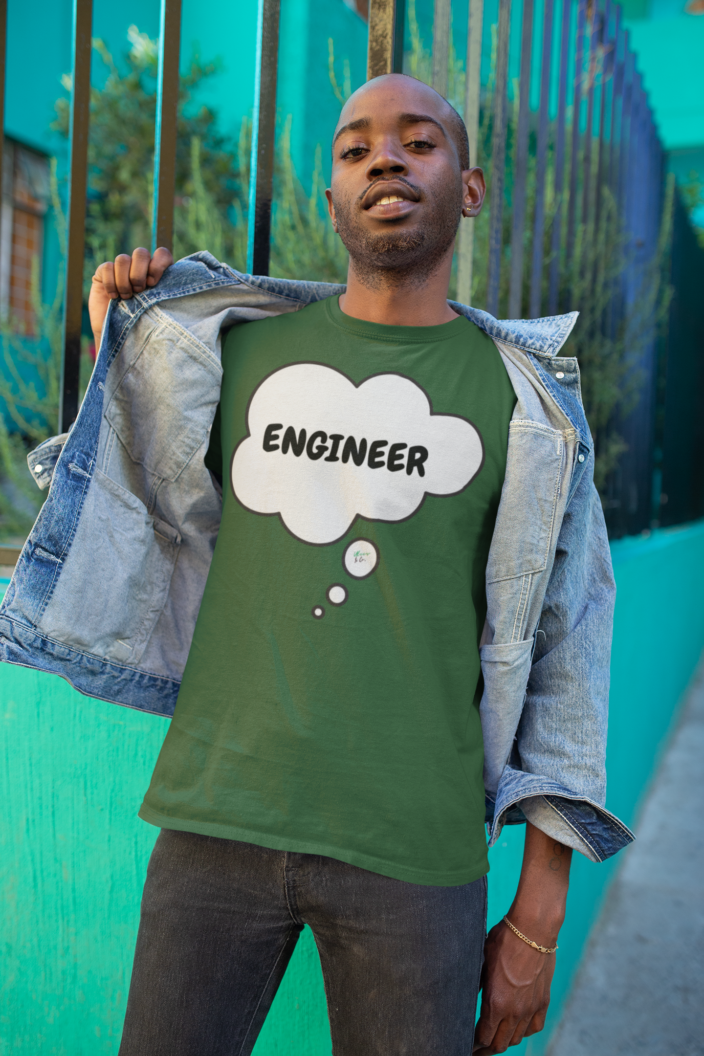 ENGINEER IN THOUGHT BUBBLE GRAPHIC UNISEX T-SHIRT SARCASTIC SHIRTS SARCASM TEES FUNNY TEES FOR WOMAN SHIRTS GIFTS HILARIOUS SHIRTS FOR MEN AND WOMEN