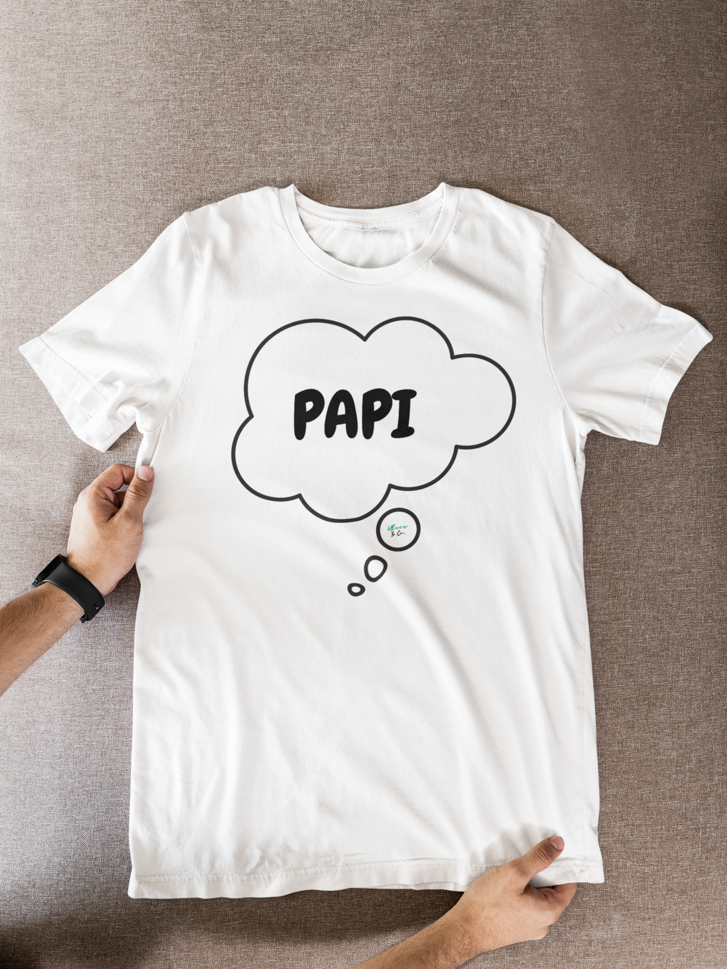 PAPI SHIRTS GIFTS FOR PAPI T-SHIRTS THANK YOU PAPI TSHIRTS FOR FIRST TIME DAD'S SHIRTS GRAPHIC UNISEX T-SHIRT IN THOUGHT BUBBLE GIFT NEW DAD GIFTS BIRTHDAY GIFT FOR GRANDPA GIFT FROM KIDS FOR DAD TEES FOR FATHER'S DAY