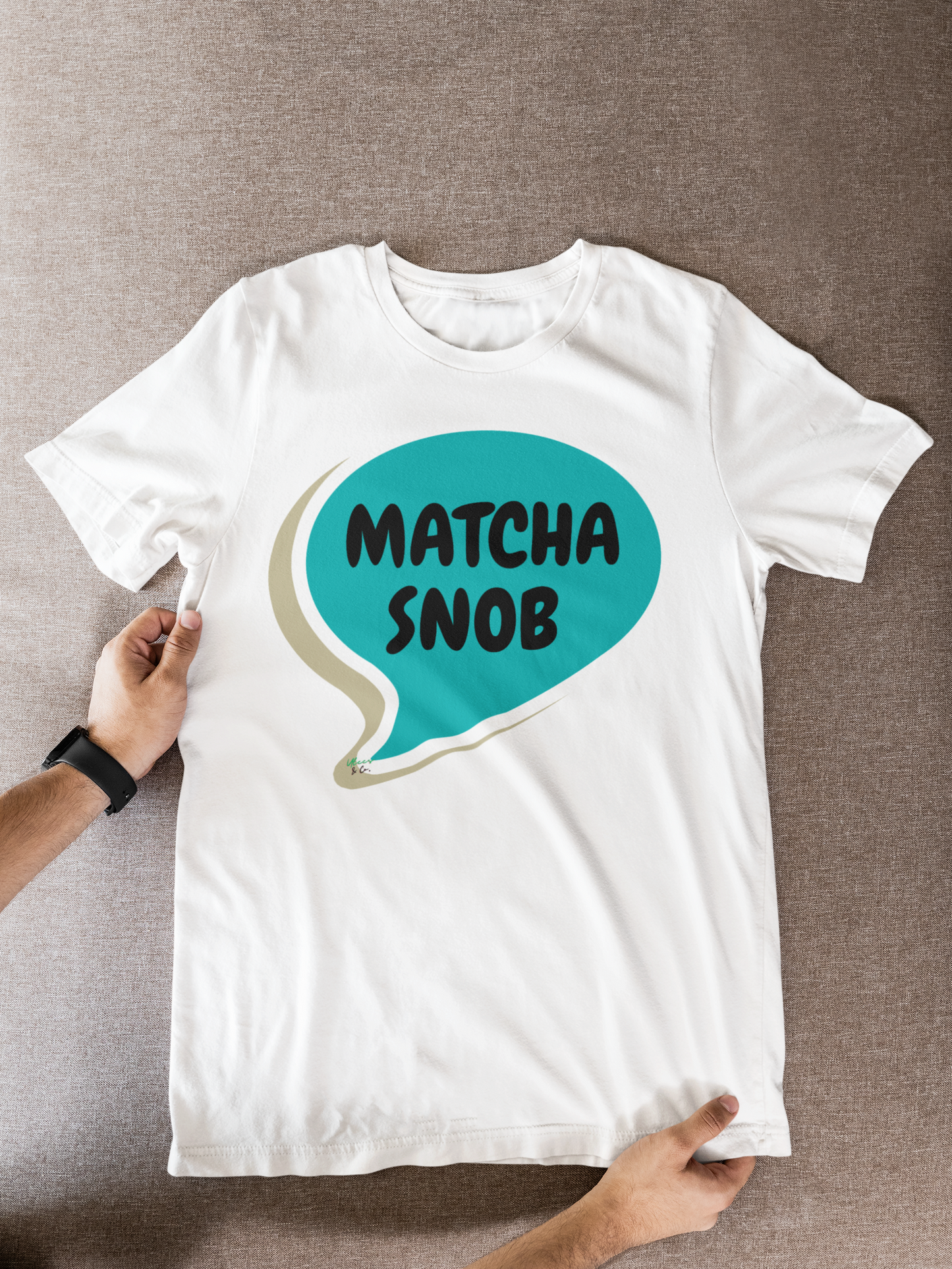 MATCHA SNOB T-SHIRT COFFEE LOVERS TEES FOR MATCHA COFFEE DRINKER IN STREETWEAR FASHION UNIQUE GRAPHIC UNISEX T-SHIRT SPEECH BUBBLE BIRTHDAY GIFT FOR MATCHA CAFFEINE LOVER TEES FOR COFFEE GIFT UNIQUE GIFTS FOR WOMEN GIFT FOR MEN CLOTHING BRAND