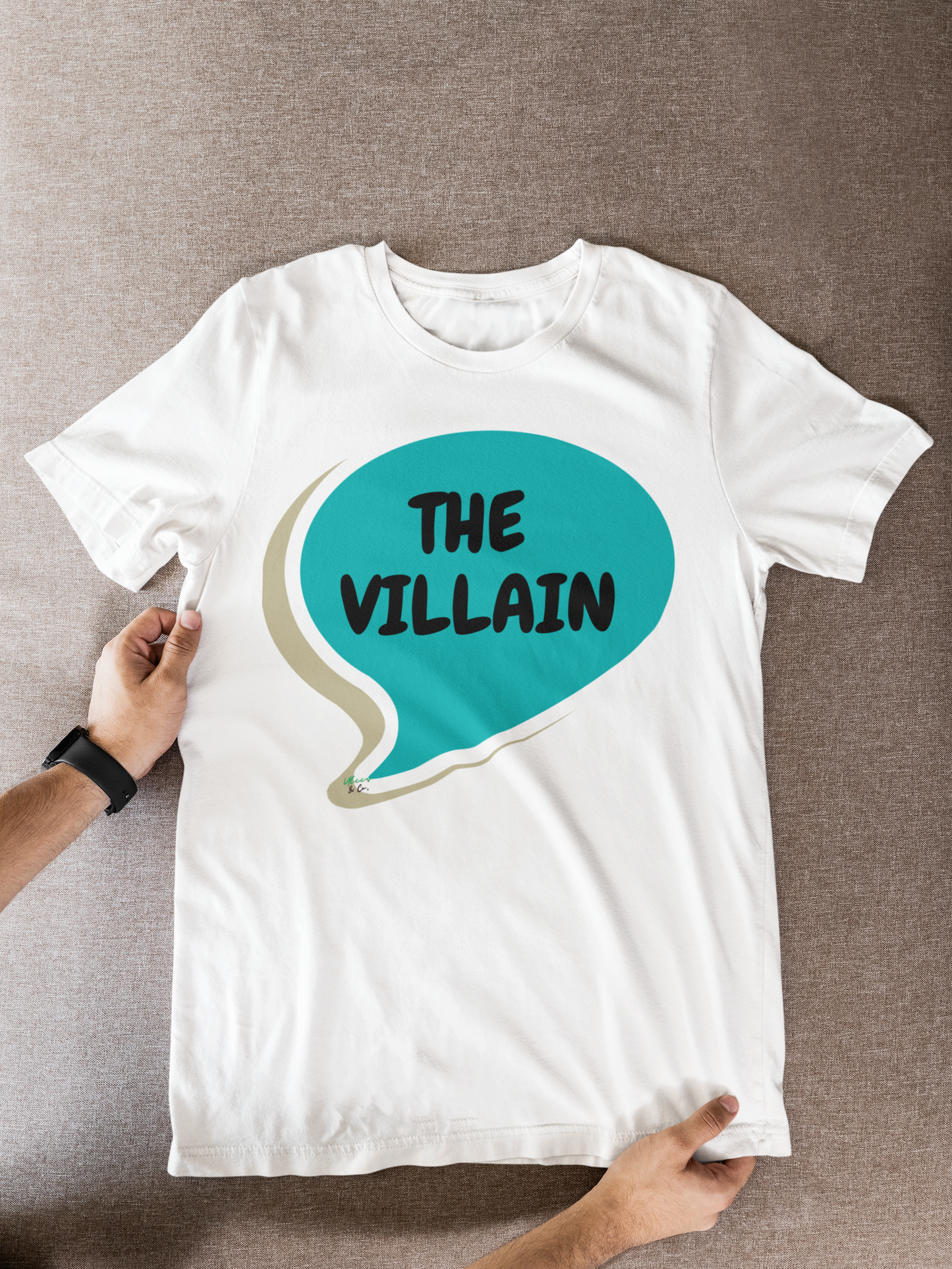 THE VILLAIN T-SHIRT UNIQUE GRAPHIC UNISEX SPEECH BUBBLE SHIRT CASUAL STREETWEAR FASHION FUNNY SAYINGS TEES SARCASTIC SAYINGS T-SHIRT HILARIOUS SHIRTS SARCASM TEES BIRTHDAY GIFTS FOR WOMEN GIFT FOR MEN CLOTHING BRAND