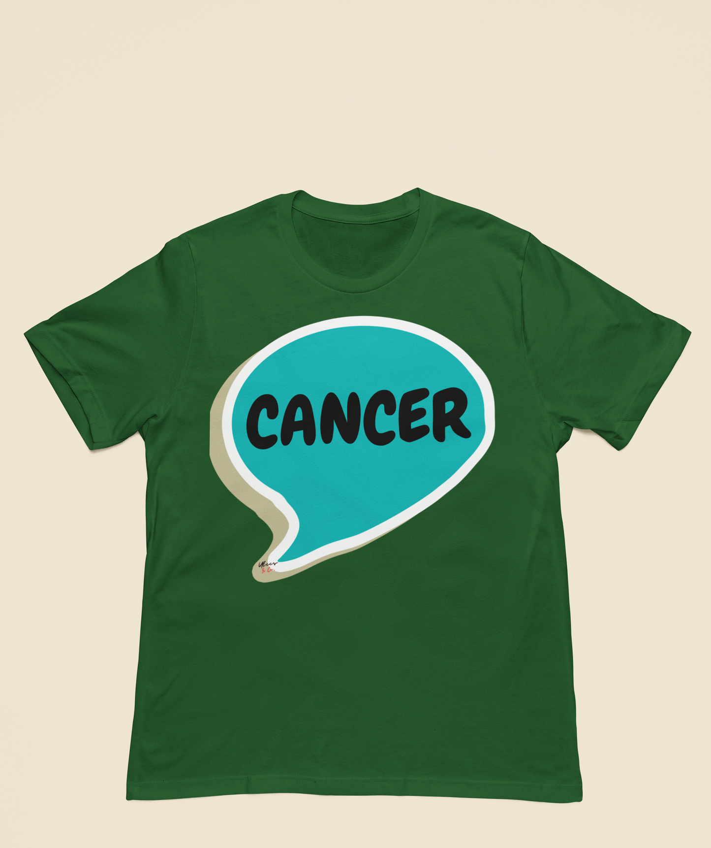 CANCER ZODIAC SIGN T-SHIRT IN SPEECH BUBBLE CANCER HOROSCOPE ZODIAC SIGN BIRTHDAY SIGN TSHIRT
