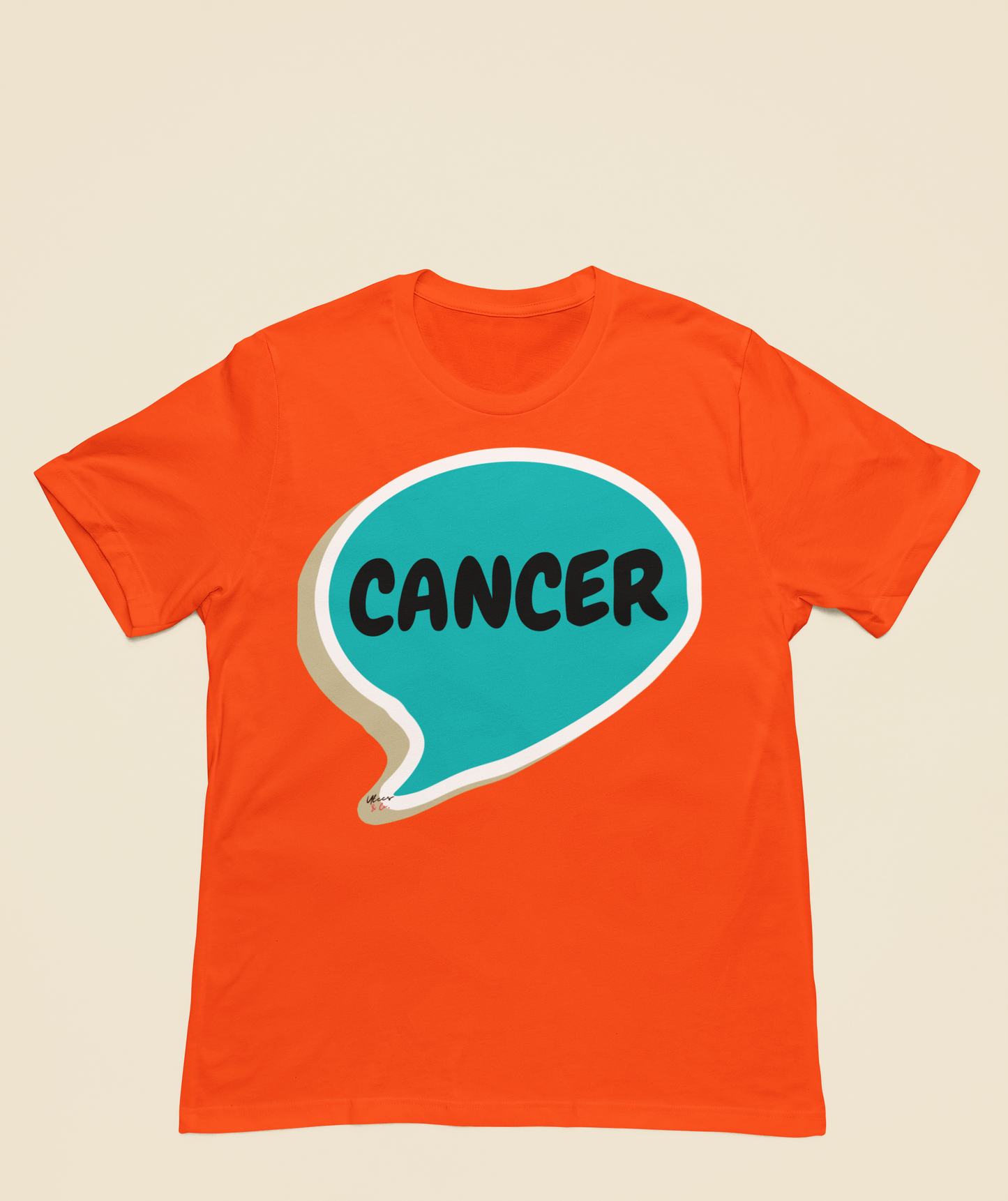 CANCER ZODIAC SIGN T-SHIRT IN SPEECH BUBBLE CANCER HOROSCOPE ZODIAC SIGN BIRTHDAY SIGN TSHIRT