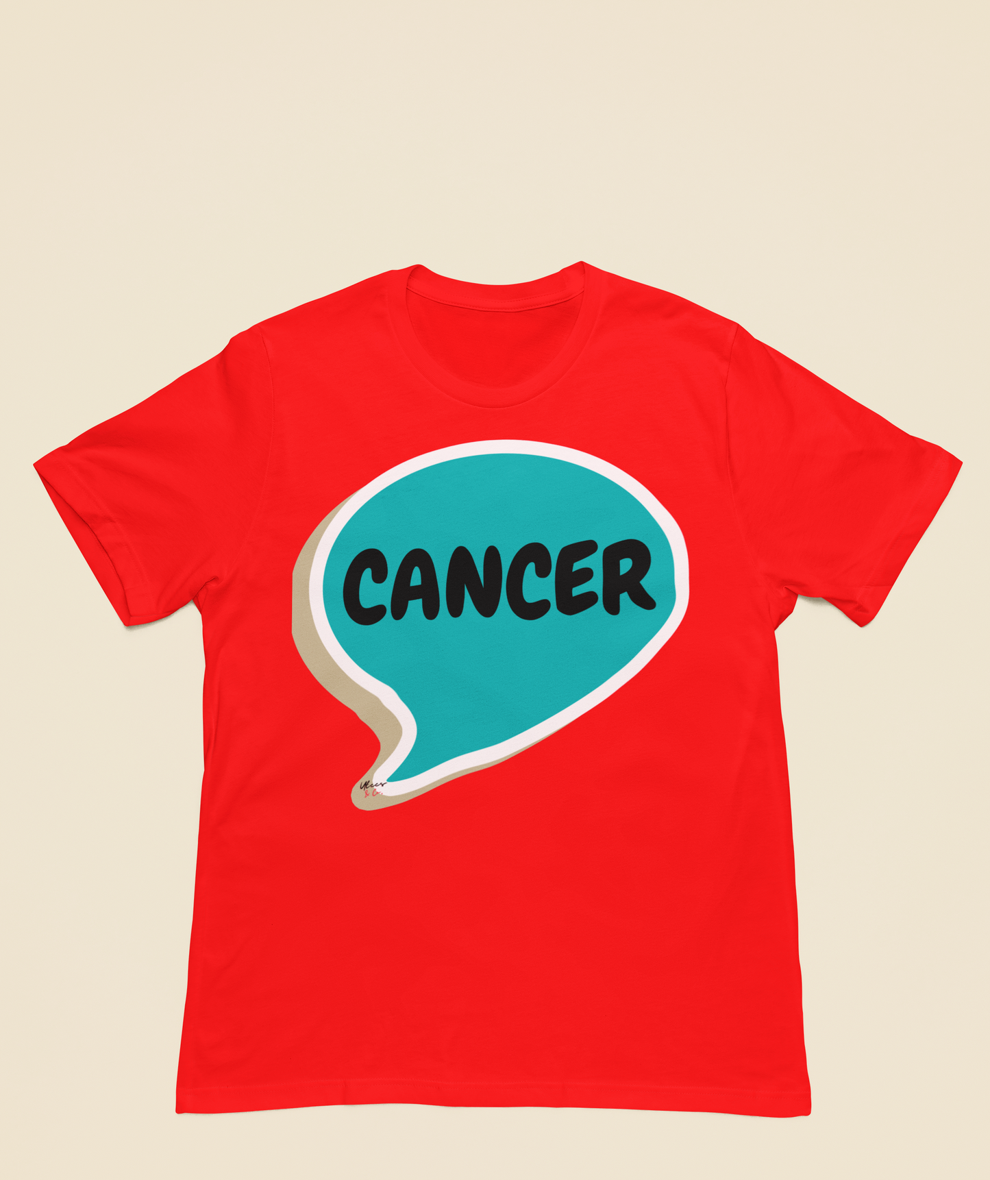 CANCER ZODIAC SIGN T-SHIRT IN SPEECH BUBBLE CANCER HOROSCOPE ZODIAC SIGN BIRTHDAY SIGN TSHIRT