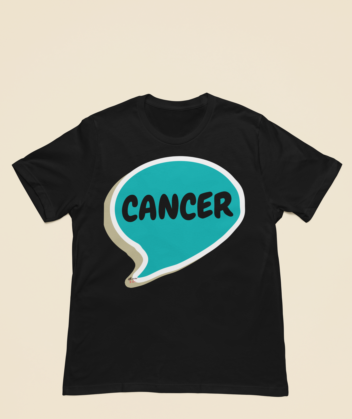 CANCER ZODIAC SIGN T-SHIRT IN SPEECH BUBBLE CANCER HOROSCOPE ZODIAC SIGN BIRTHDAY SIGN TSHIRT