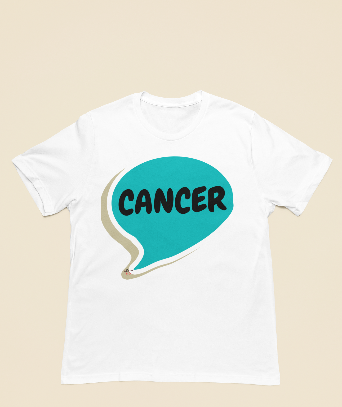 CANCER ZODIAC SIGN T-SHIRT IN SPEECH BUBBLE CANCER HOROSCOPE ZODIAC SIGN BIRTHDAY SIGN TSHIRT