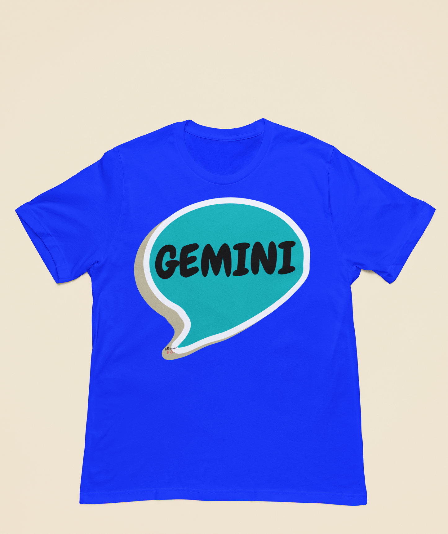 GEMINI ZODIAC SIGN T-SHIRT IN SPEECH BUBBLE GEMINI BIRTHDAY SIGN TSHIRT GEMINI HOROSCOPE SIGN T SHIRT GIFT