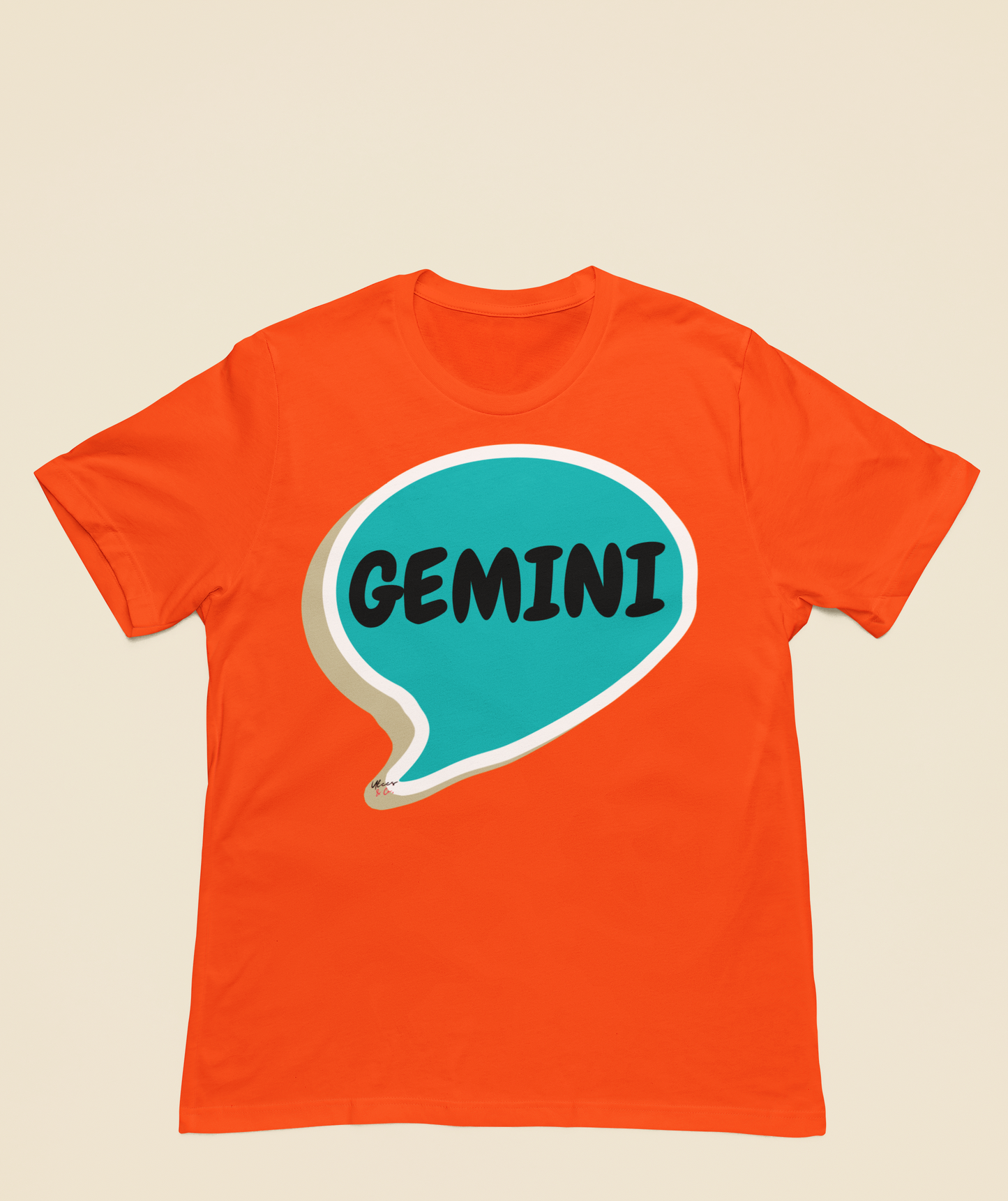 GEMINI ZODIAC SIGN T-SHIRT IN SPEECH BUBBLE GEMINI BIRTHDAY SIGN TSHIRT GEMINI HOROSCOPE SIGN T SHIRT GIFT