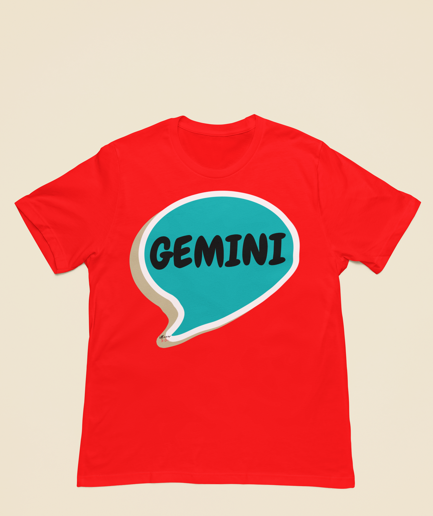 GEMINI ZODIAC SIGN T-SHIRT IN SPEECH BUBBLE GEMINI BIRTHDAY SIGN TSHIRT GEMINI HOROSCOPE SIGN T SHIRT GIFT