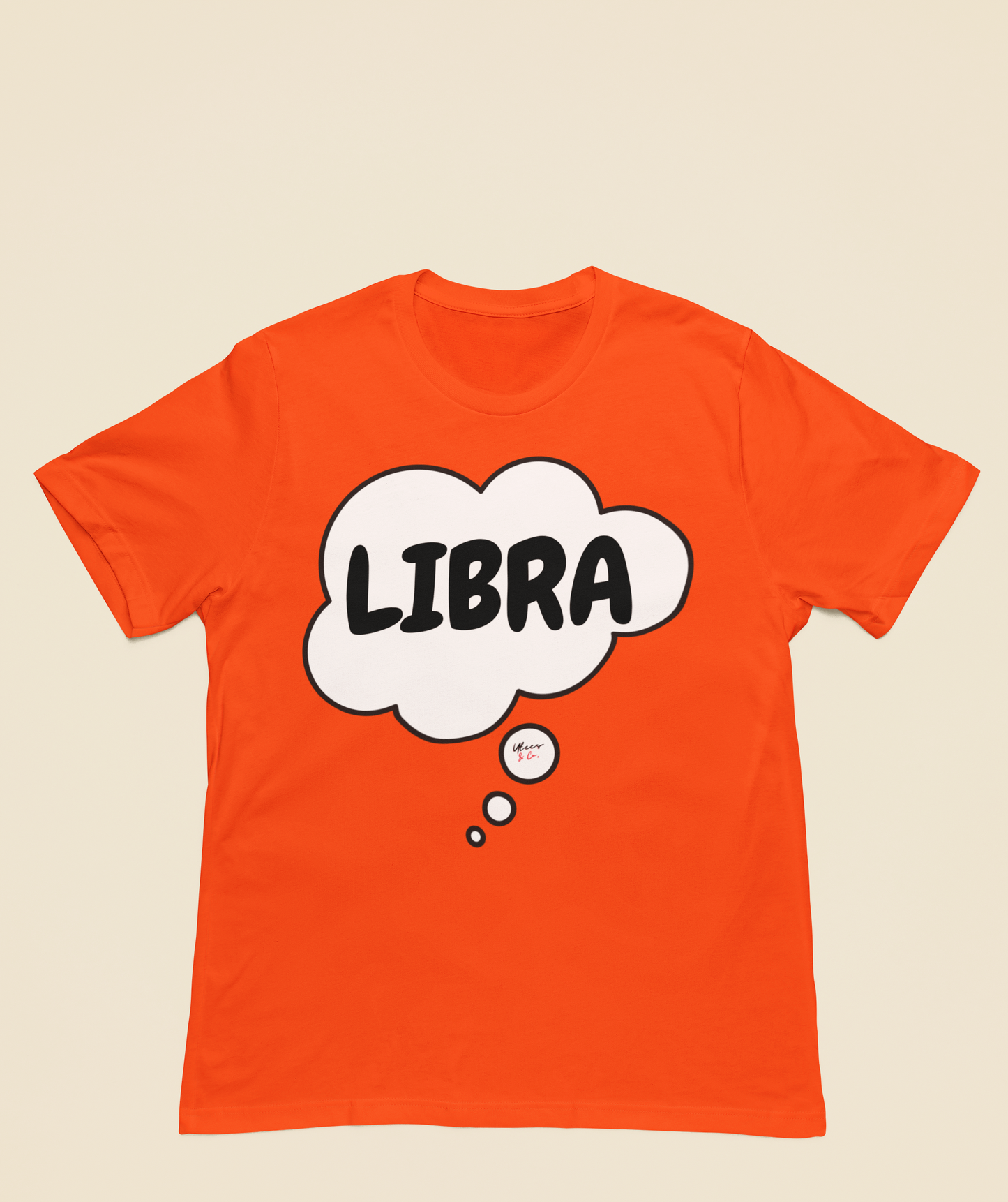 LIBRA ZODIAC SIGN T-SHIRT IN THOUGHT BUBBLE LIBRA HOROSCOPE ASTRONOMY SIGN UNISEX T SHIRT LIBRA BIRTHDAY SIGN LIBRA SEASON TSHIRT GIFT FOR A LIBRA