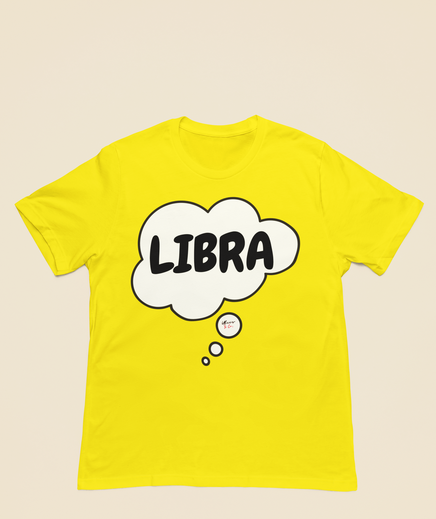 LIBRA ZODIAC SIGN T-SHIRT IN THOUGHT BUBBLE LIBRA HOROSCOPE ASTRONOMY SIGN UNISEX T SHIRT LIBRA BIRTHDAY SIGN LIBRA SEASON TSHIRT GIFT FOR A LIBRA