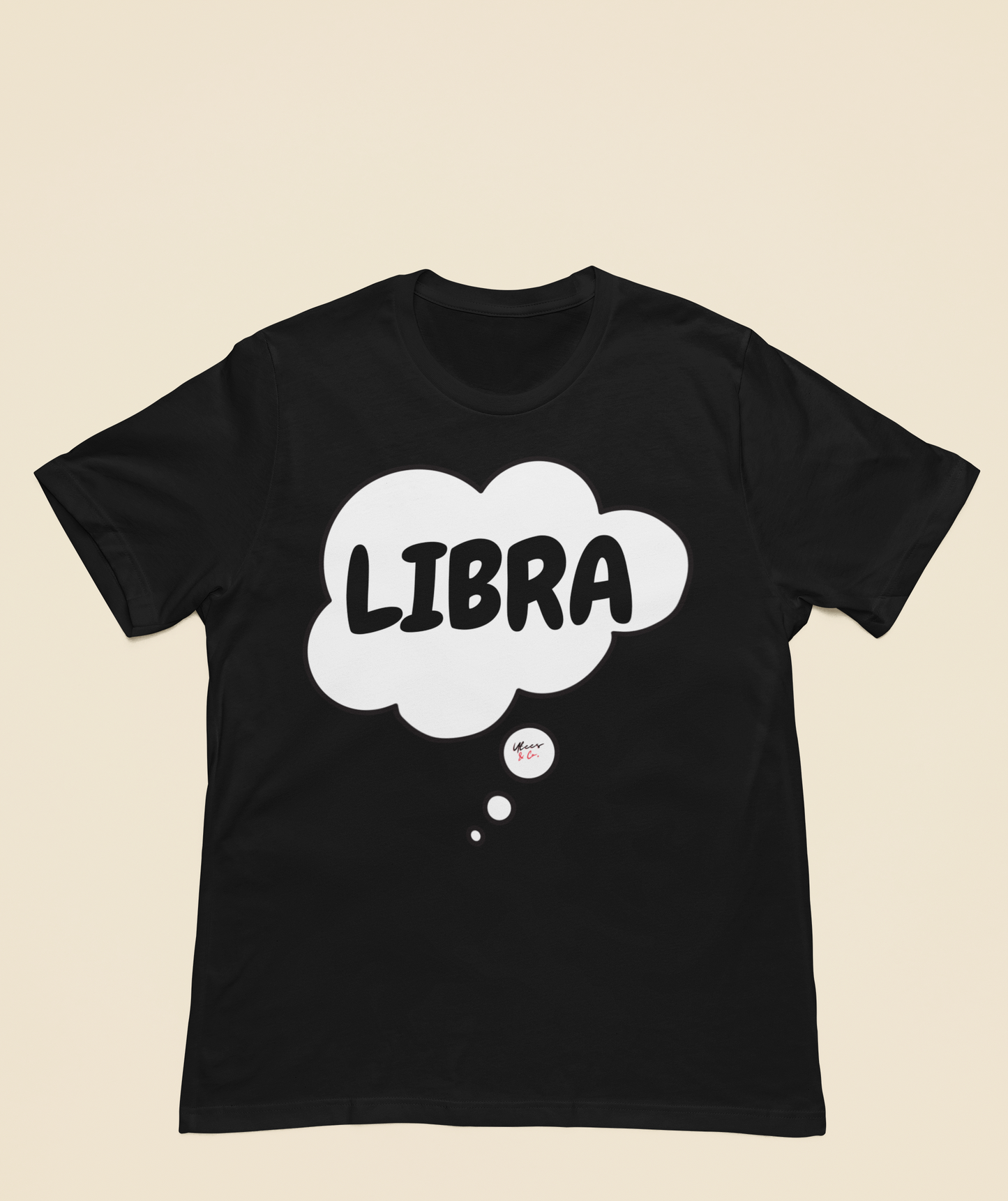LIBRA ZODIAC SIGN T-SHIRT IN THOUGHT BUBBLE LIBRA HOROSCOPE ASTRONOMY SIGN UNISEX T SHIRT LIBRA BIRTHDAY SIGN LIBRA SEASON TSHIRT GIFT FOR A LIBRA