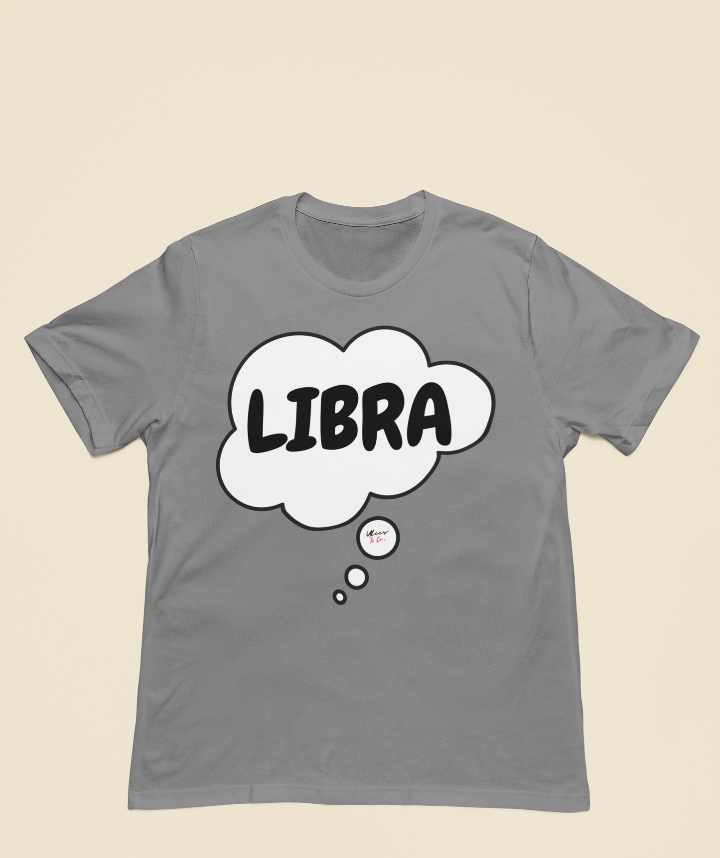 LIBRA ZODIAC SIGN T-SHIRT IN THOUGHT BUBBLE LIBRA HOROSCOPE ASTRONOMY SIGN UNISEX T SHIRT LIBRA BIRTHDAY SIGN LIBRA SEASON TSHIRT GIFT FOR A LIBRA