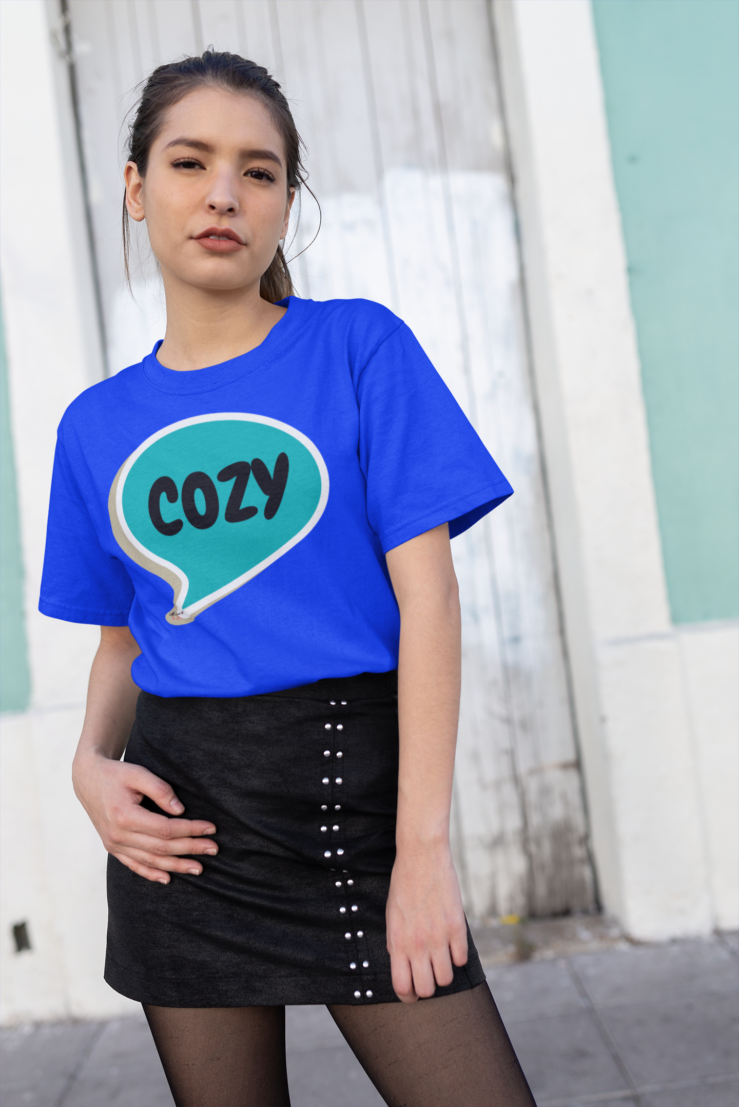 COZY T-SHIRT IN SPEECH BUBBLE FUNNY SAYINGS T SHIRT SARCASTIC TSHIRT  GIFT