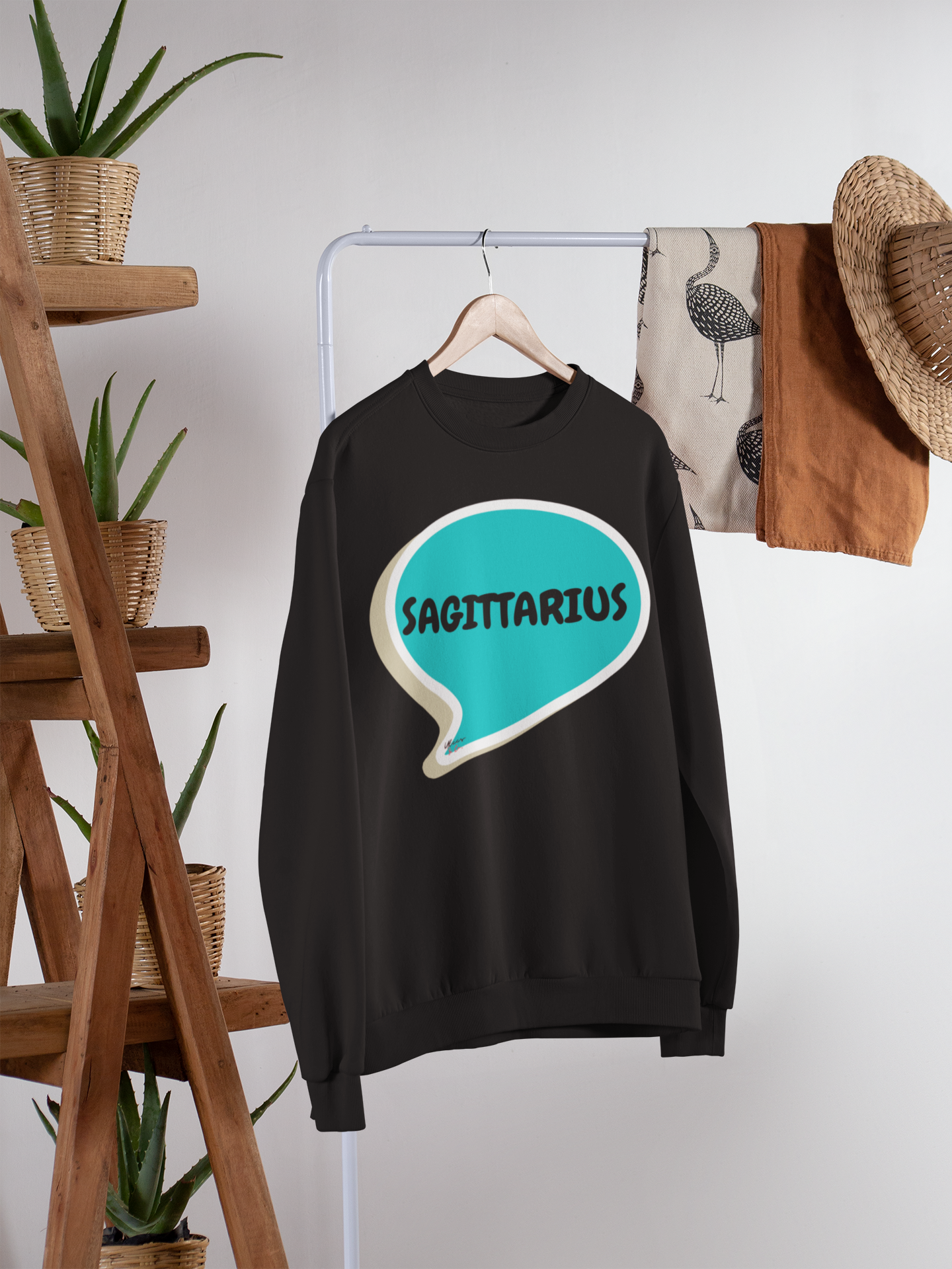 SAGITTARIUS ZODIAC SIGN IN SPEECH BUBBLE UNISEX CREWNECK PULLOVER SWEATSHIRT SAGITTARIUS ZODIAC SIGN TRENDY SWEATERS BIRTHDAY SAGITTARIUS ZODIAC SIGN GIFT SAGITTARIUS ZODIAC SYMBOLS SWEATSHIRT SAGITTARIUS ZODIAC SEASON