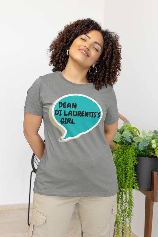 DEAN DI LAURENTIS'S GIRL T-SHIRT HOCKEY PLAYER UNIQUE GRAPHIC UNISEX SPEECH BUBBLE SHIRT STREETWEAR FASHION OFF CAMPUS TEES OFF CAMPUS SERIES FOR HOCKEY TEAM FANS T-SHIRT GARRETT GRAHAM CHARACTER TEES GIFTS FOR WOMEN