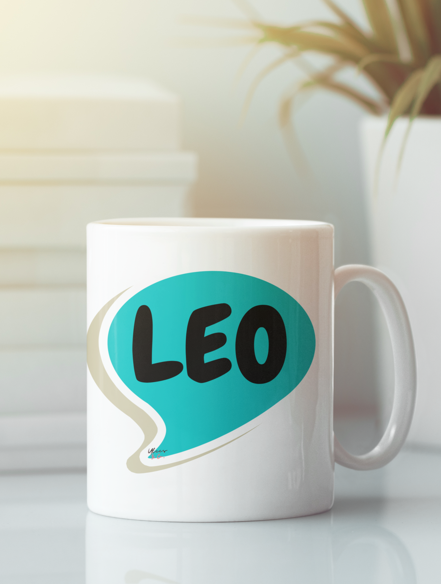 LEO ZODIAC SIGN FOR COFFEE MUG IN SPEECH BUBBLE BIRTHDAY GIFT FOR LEO HOROSCOPE SIGN CERAMIC MUG 11oz ASTRONOMY SIGNS ON COFFEE MUG FOR COFFEE LOVERS