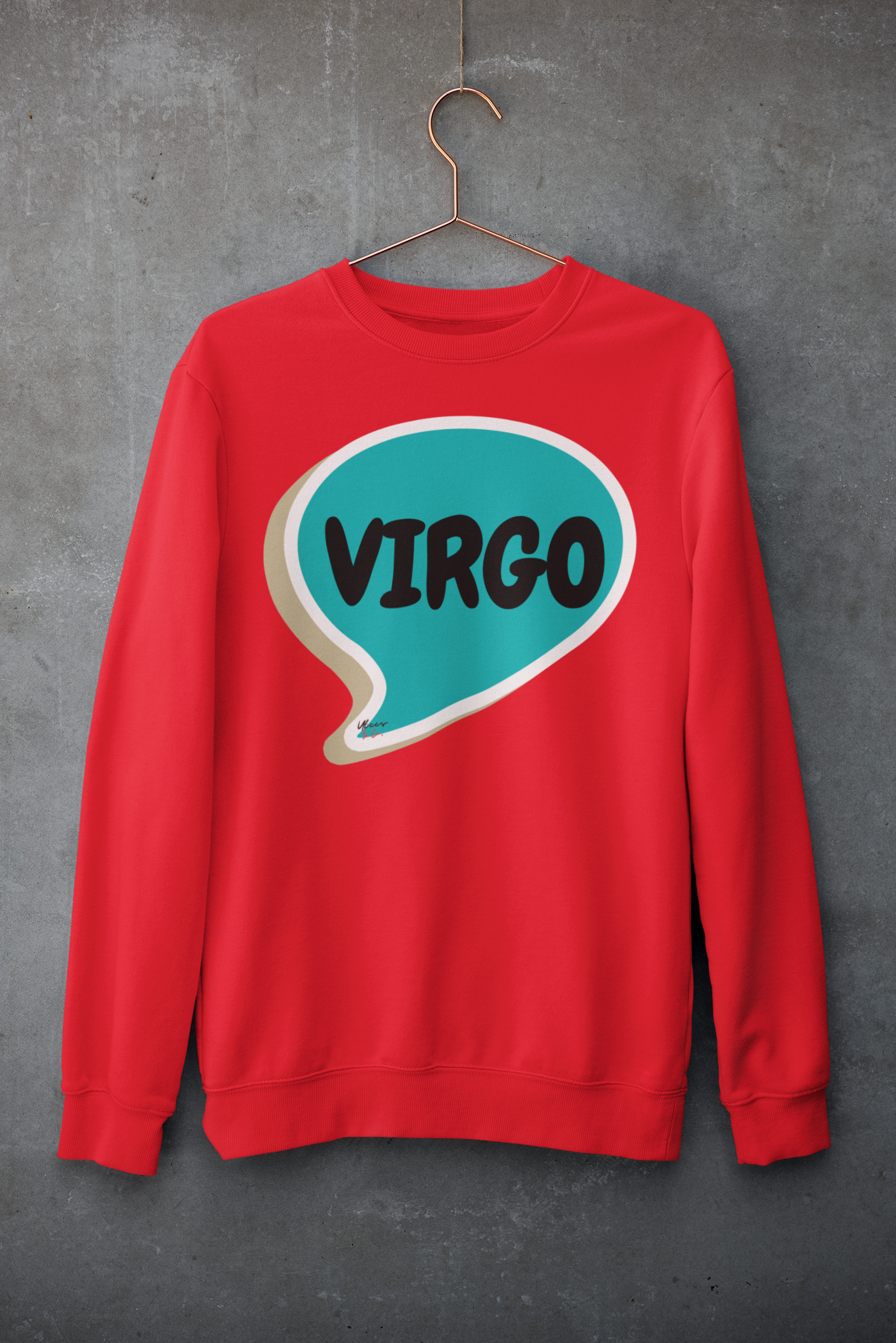 VIRGO ZODIAC SIGN IN SPEECH BUBBLE UNISEX CREWNECK PULLOVER SWEATSHIRT HOROSCOPE VIRGO ZODIAC SIGNS SWEATER ASTRONOMY VIRGO SIGNS SWEATSHIRT VIRGO ZODIAC SYMBOLS SWEATSHIRT VIRGO SIGN ZODIAC SEASON