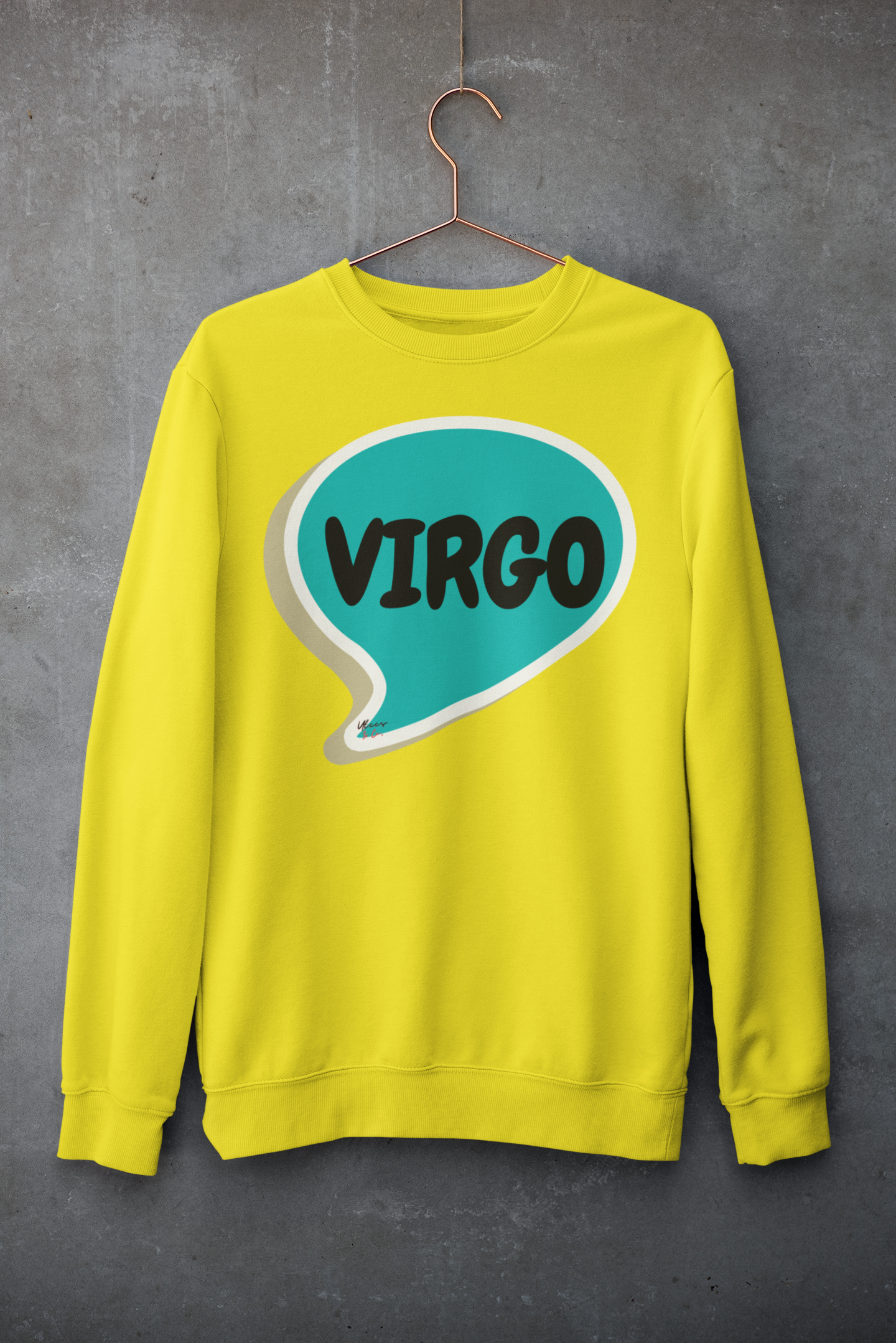 VIRGO ZODIAC SIGN IN SPEECH BUBBLE UNISEX CREWNECK PULLOVER SWEATSHIRT HOROSCOPE VIRGO ZODIAC SIGNS SWEATER ASTRONOMY VIRGO SIGNS SWEATSHIRT VIRGO ZODIAC SYMBOLS SWEATSHIRT VIRGO SIGN ZODIAC SEASON